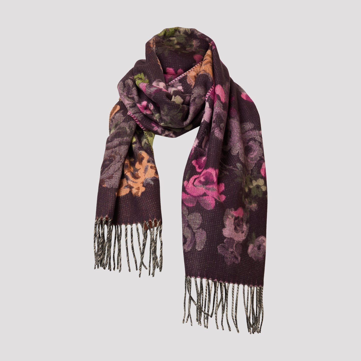 Julia halsduk - Vinröd