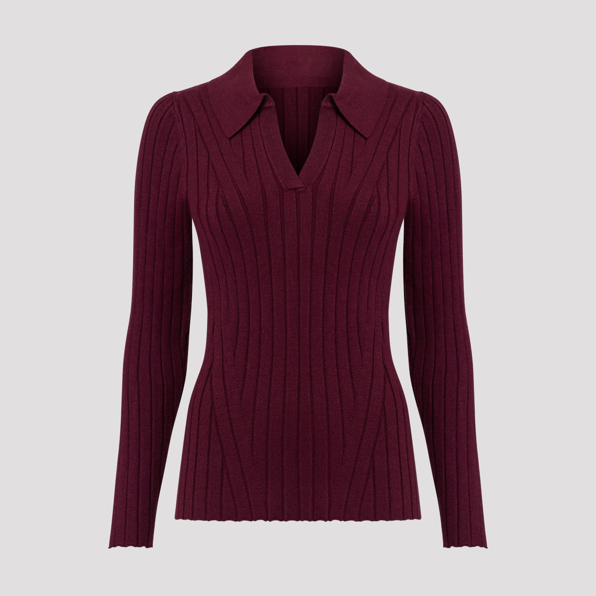 Tina tröja - Vinröd