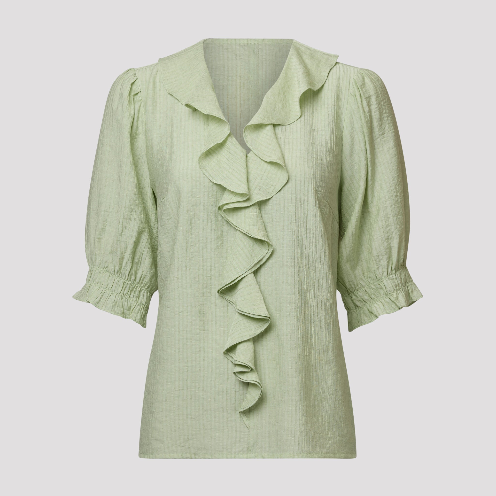 Viola blus - Ljusgrön