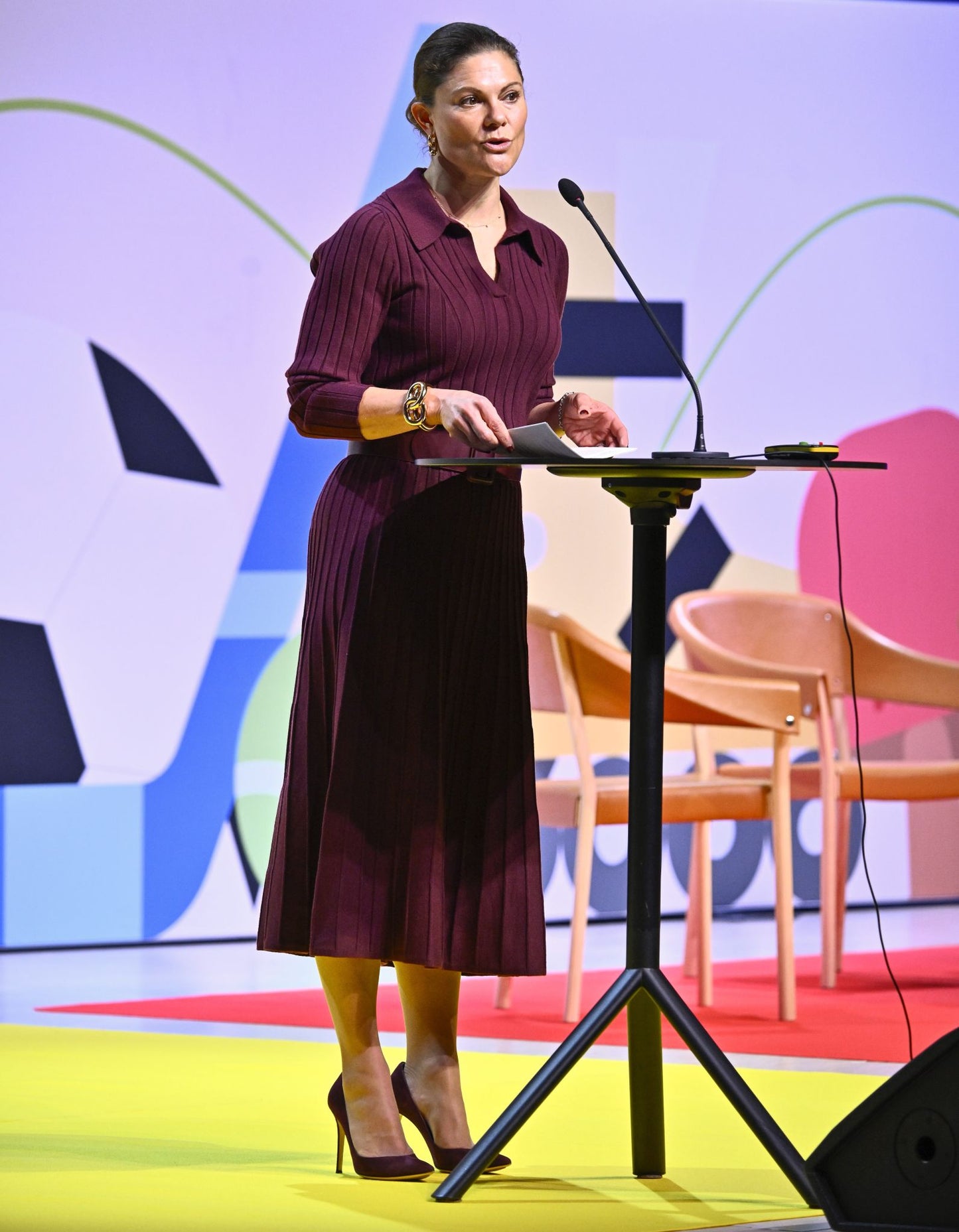 Tina tröja - Vinröd