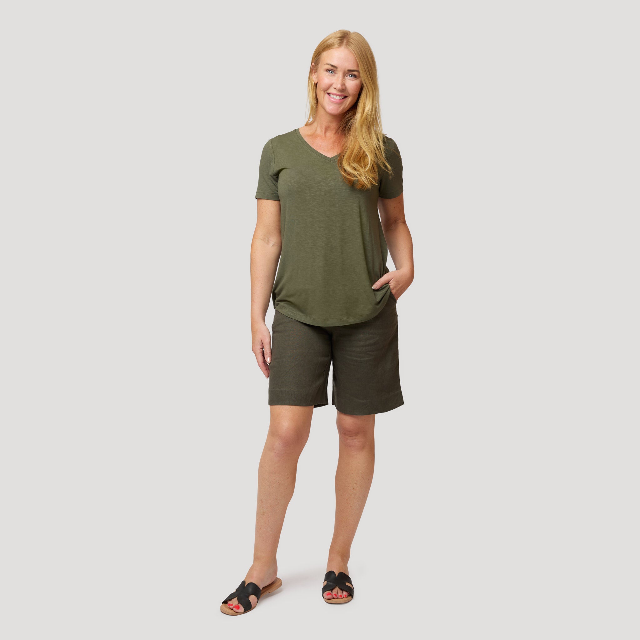 Jolie topp - Mörkgrön