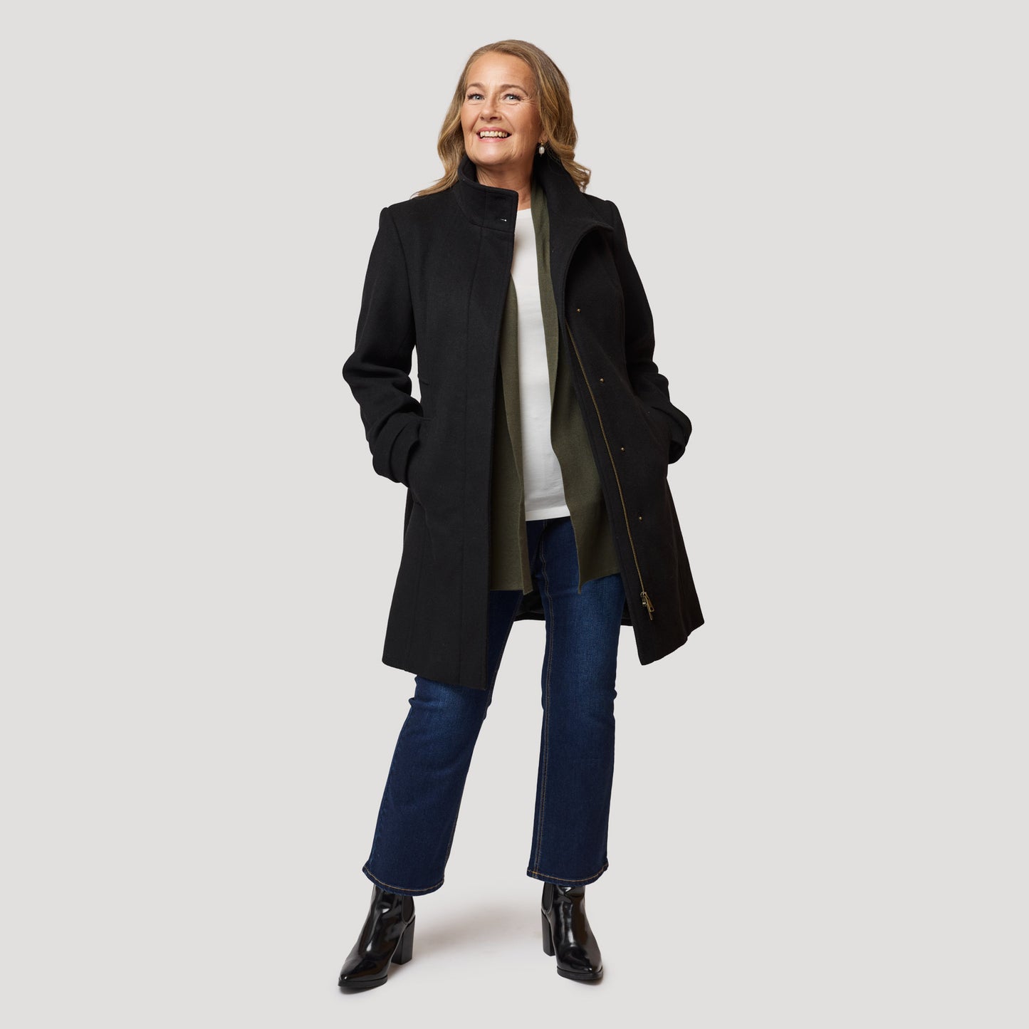 Evelyn cardigan - Mörkgrön