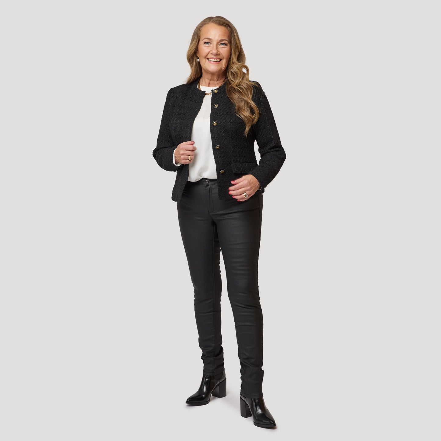 Ellinora coated - Svart