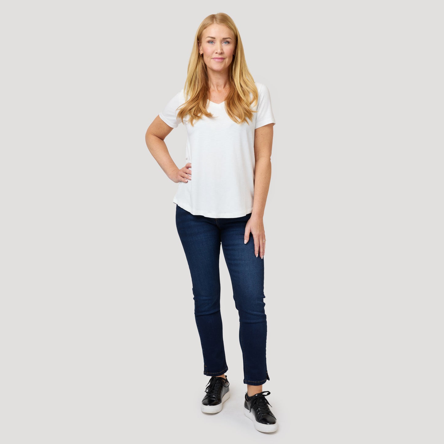 Jessica jeans - Mörkblå