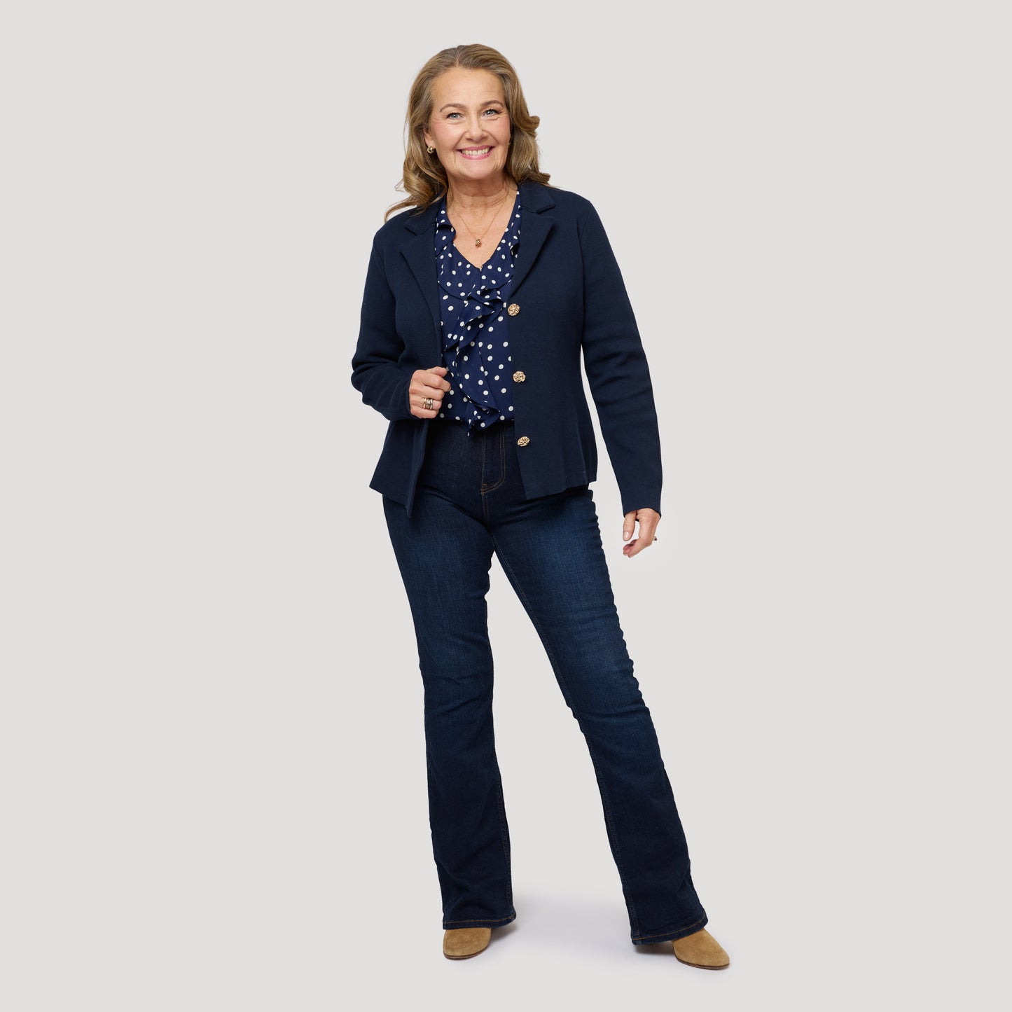 Jackie cardigan - Mörkblå