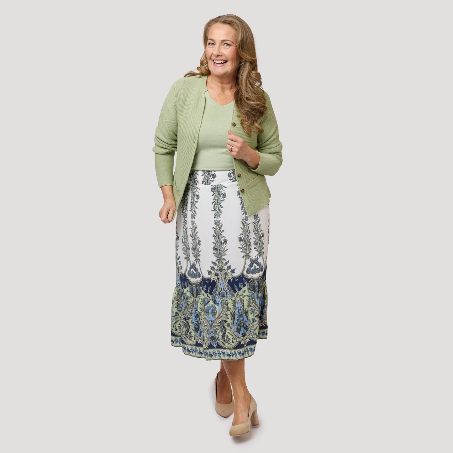 Marja kjol - Flerfärgad