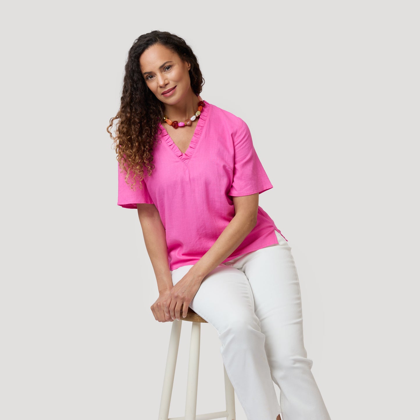 Emmy blus - Rosa