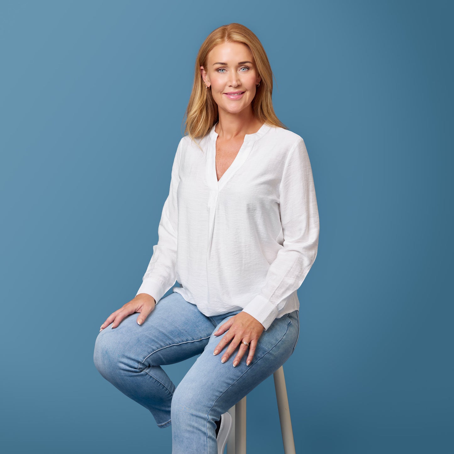 Jessica jeans - Ljusblå