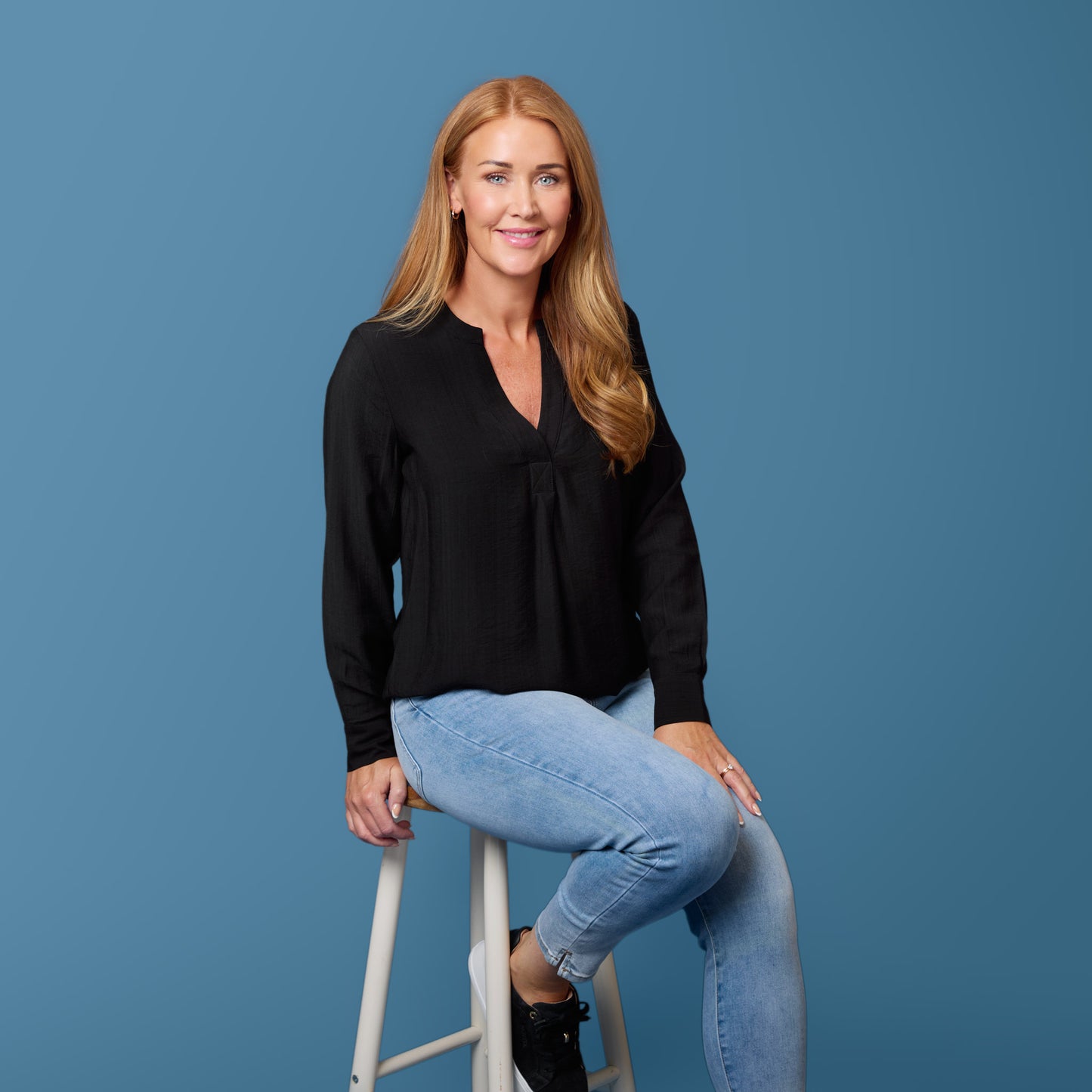 Lizette blus - Svart