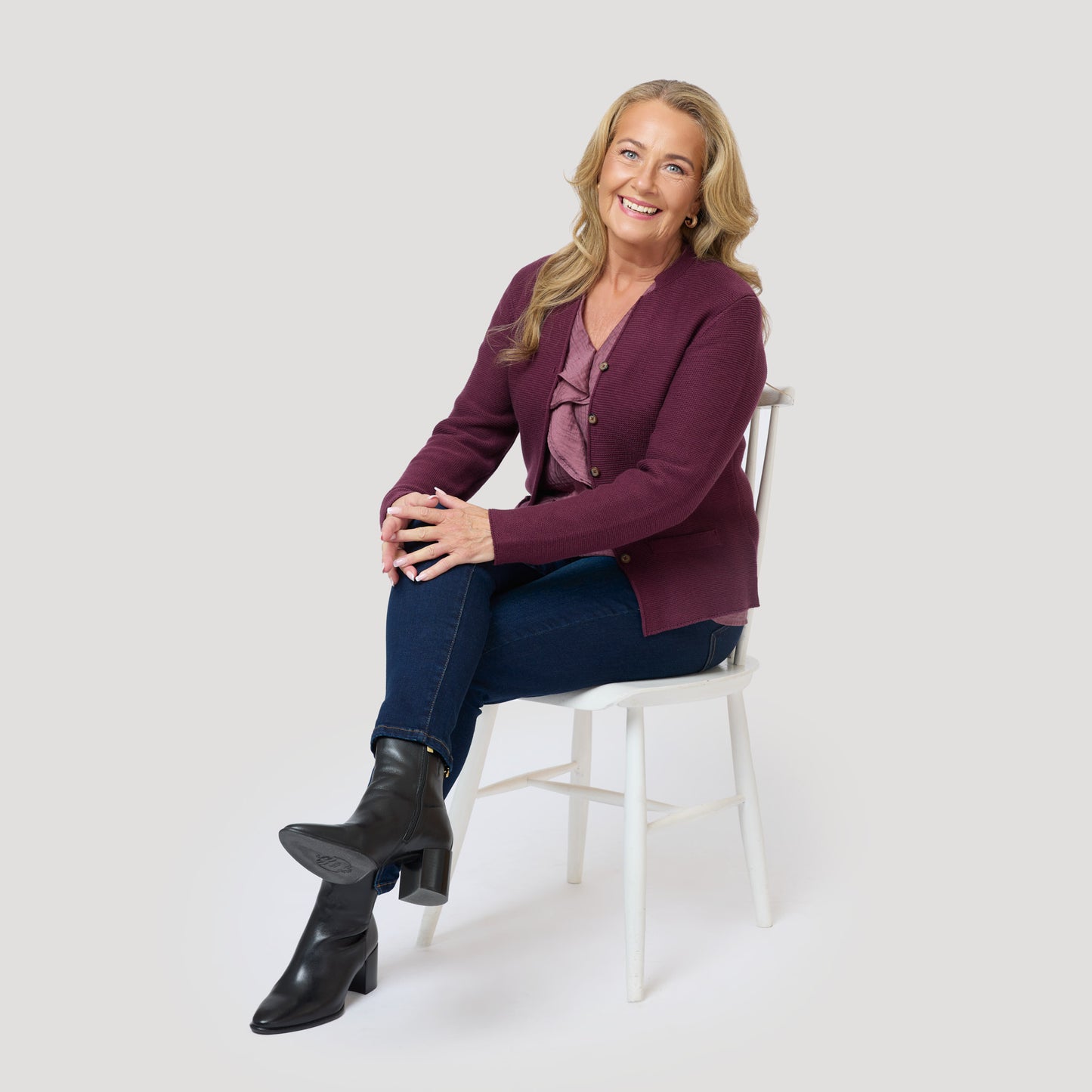 Jessica jeans - Mörkblå