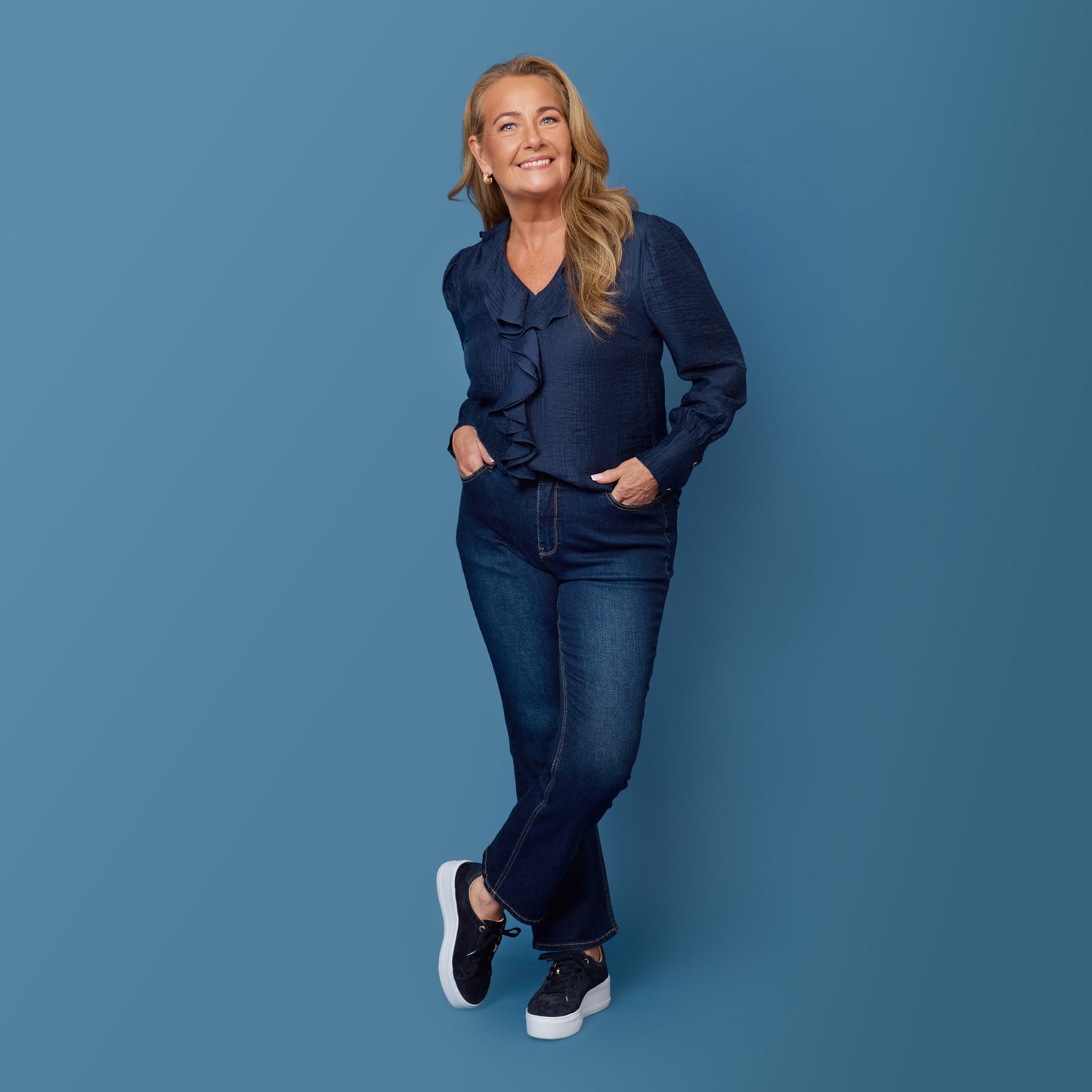 Florence denim - tummansininen