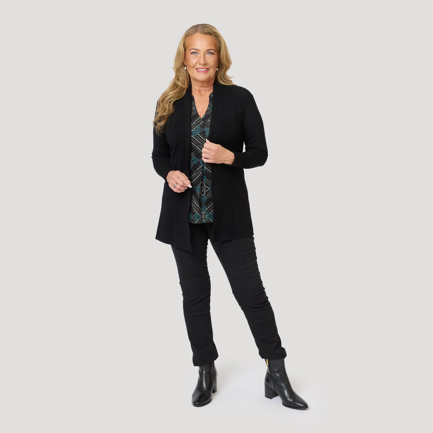 Evelyn cardigan - Svart