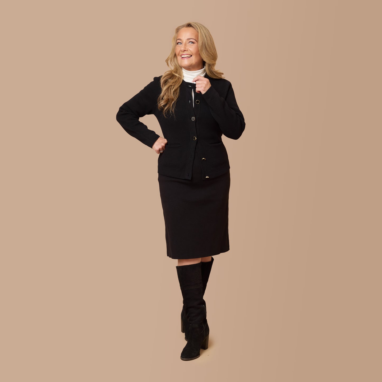 Catarina cardigan - Svart