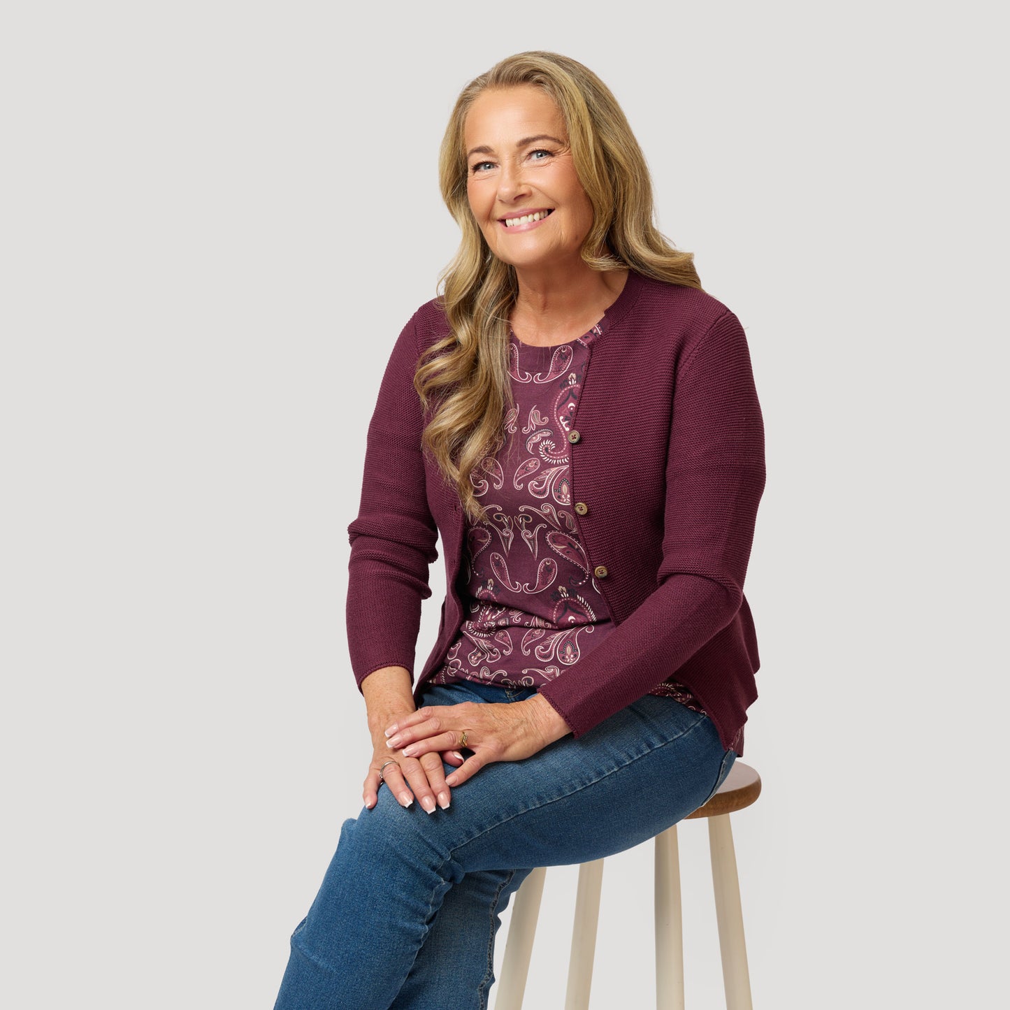 Linda topp - Plommon
