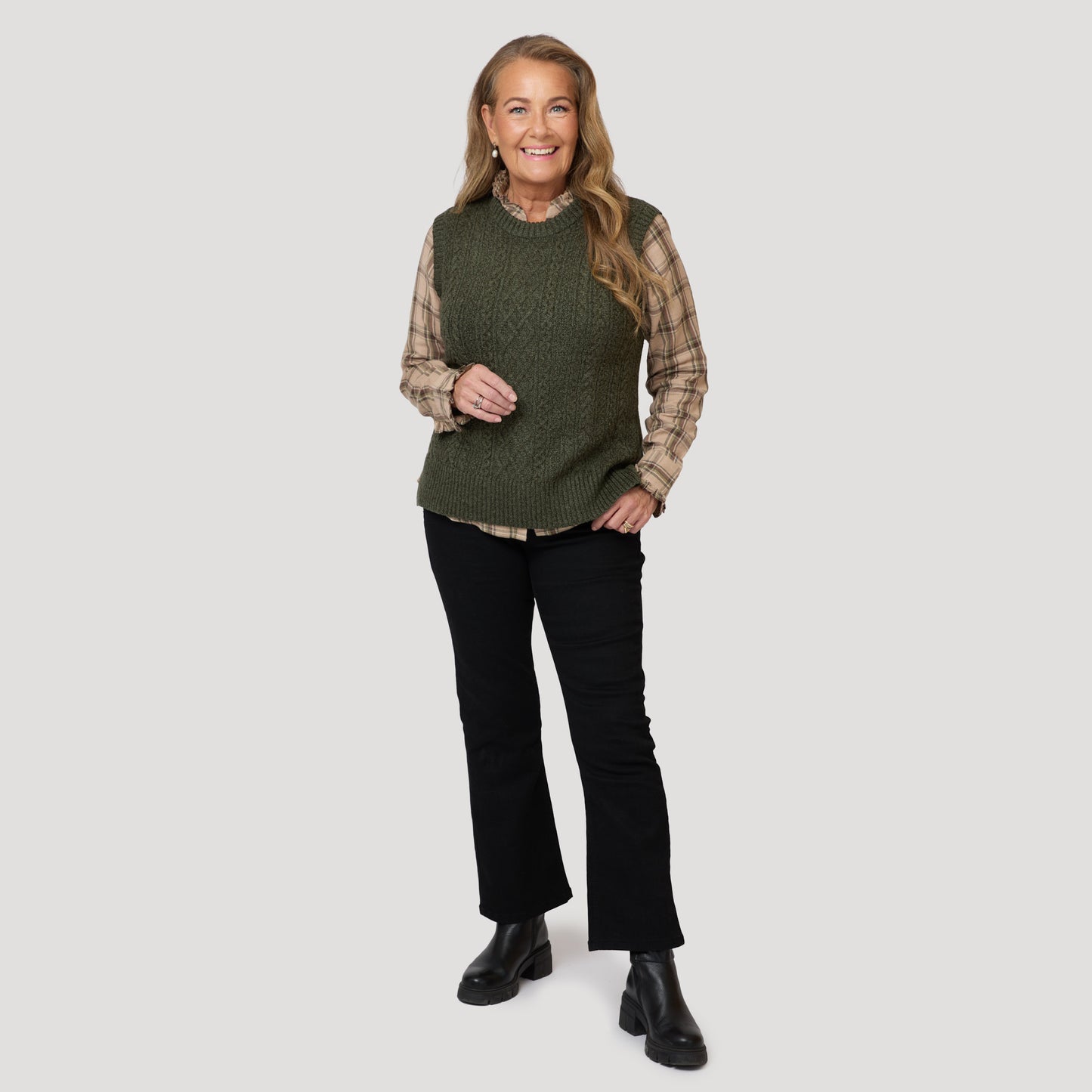 Vera väst - Mörkgrön