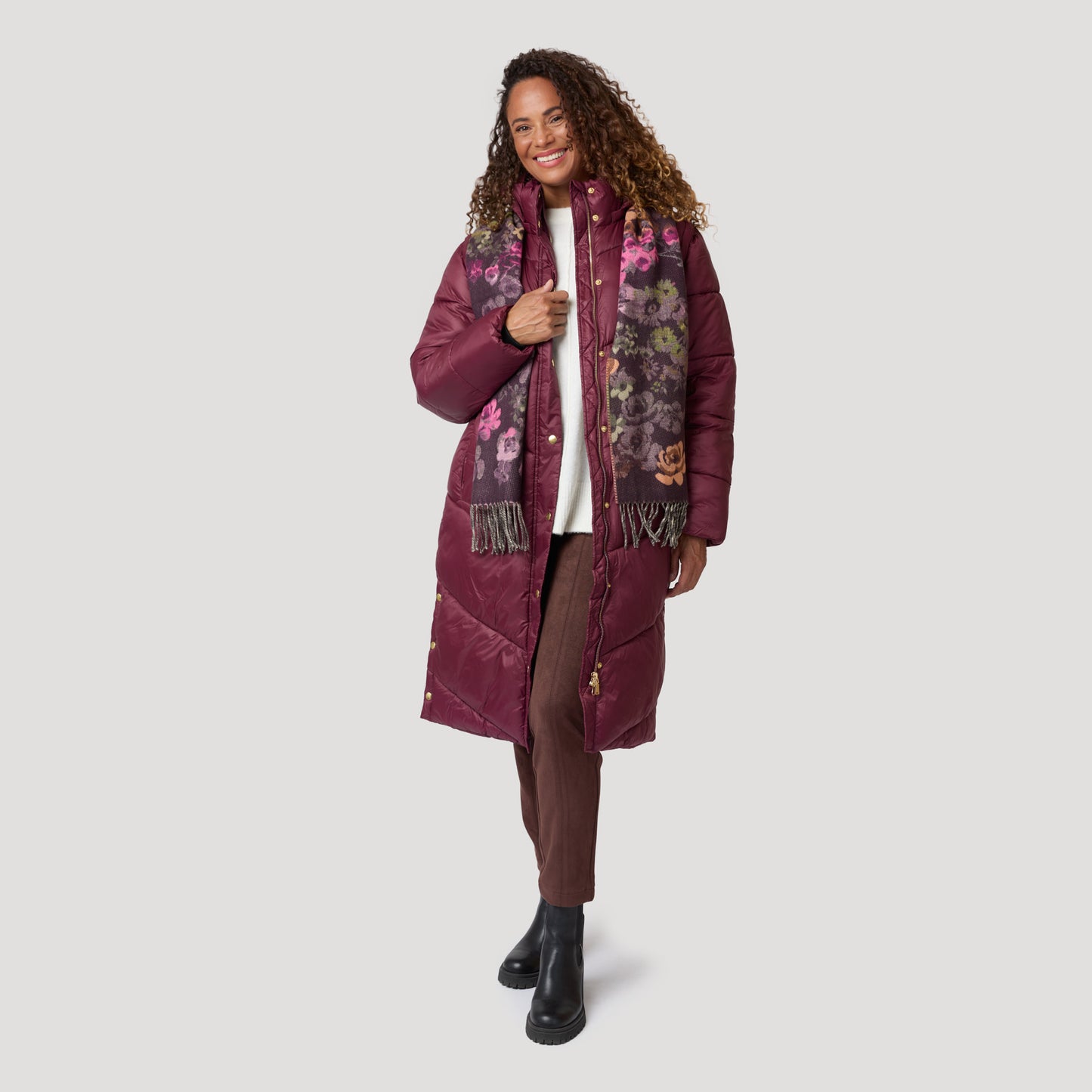 Marianne jacka - Vinröd