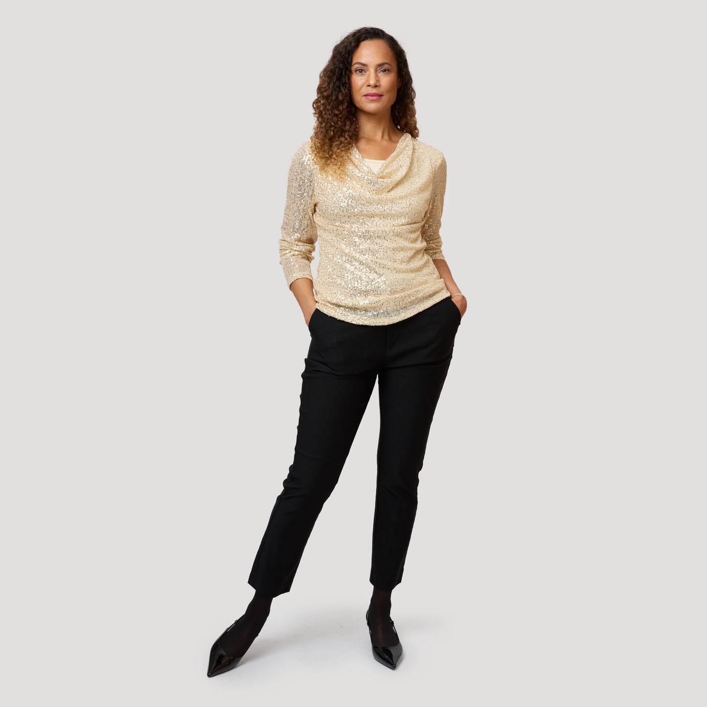 Pajupaljettitoppi - beige