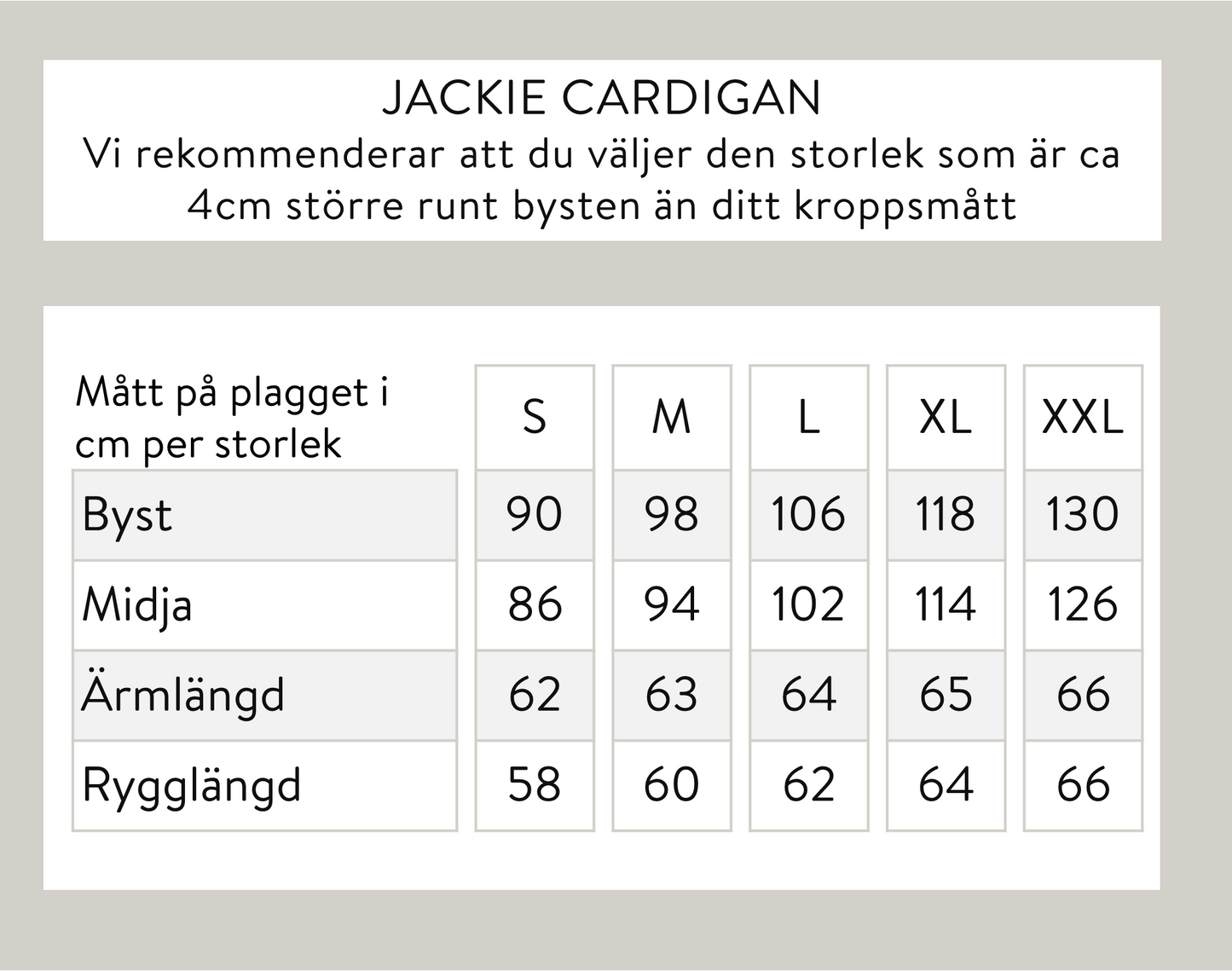 Jackie cardigan - Svart