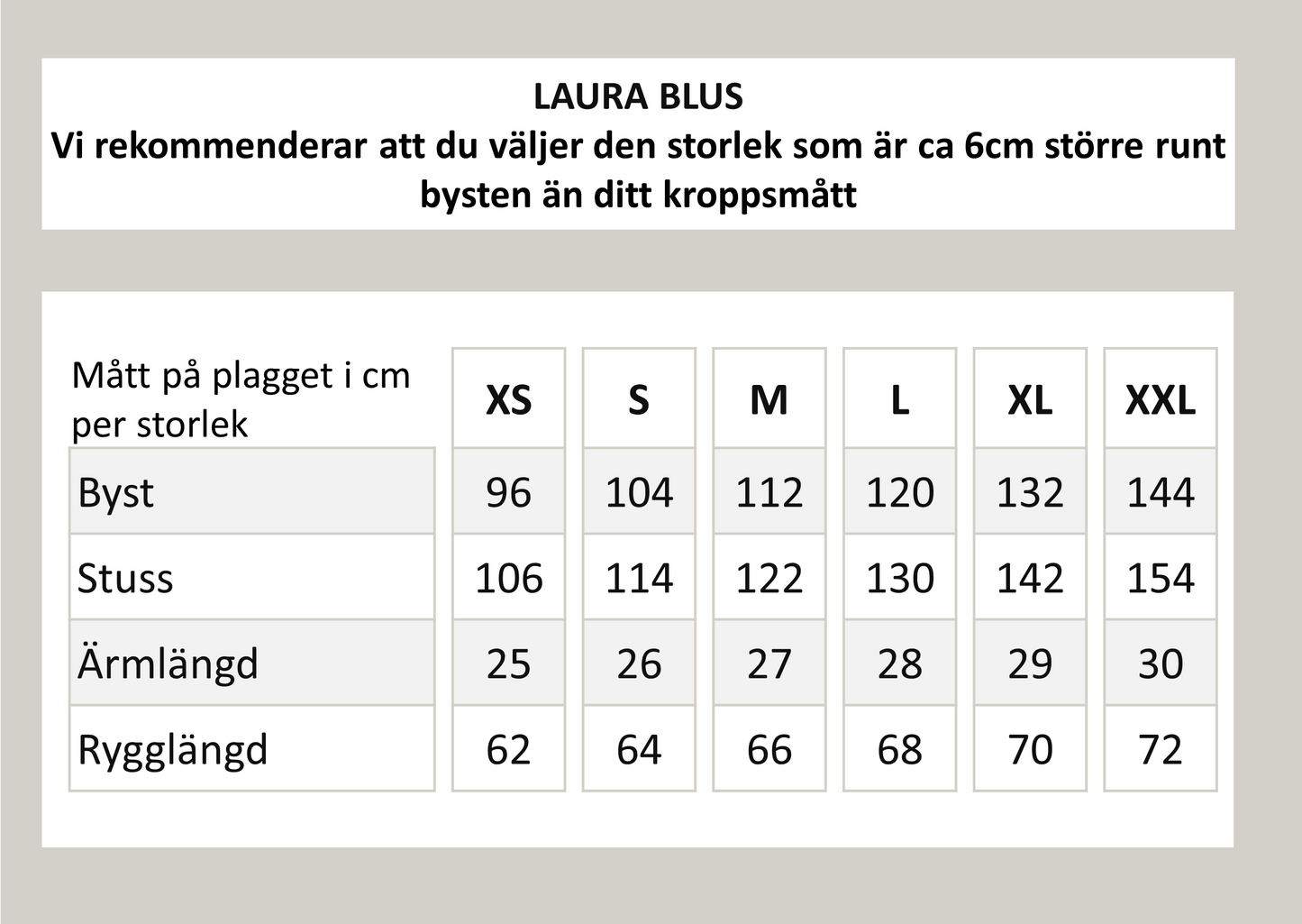 Laura blus - Beige