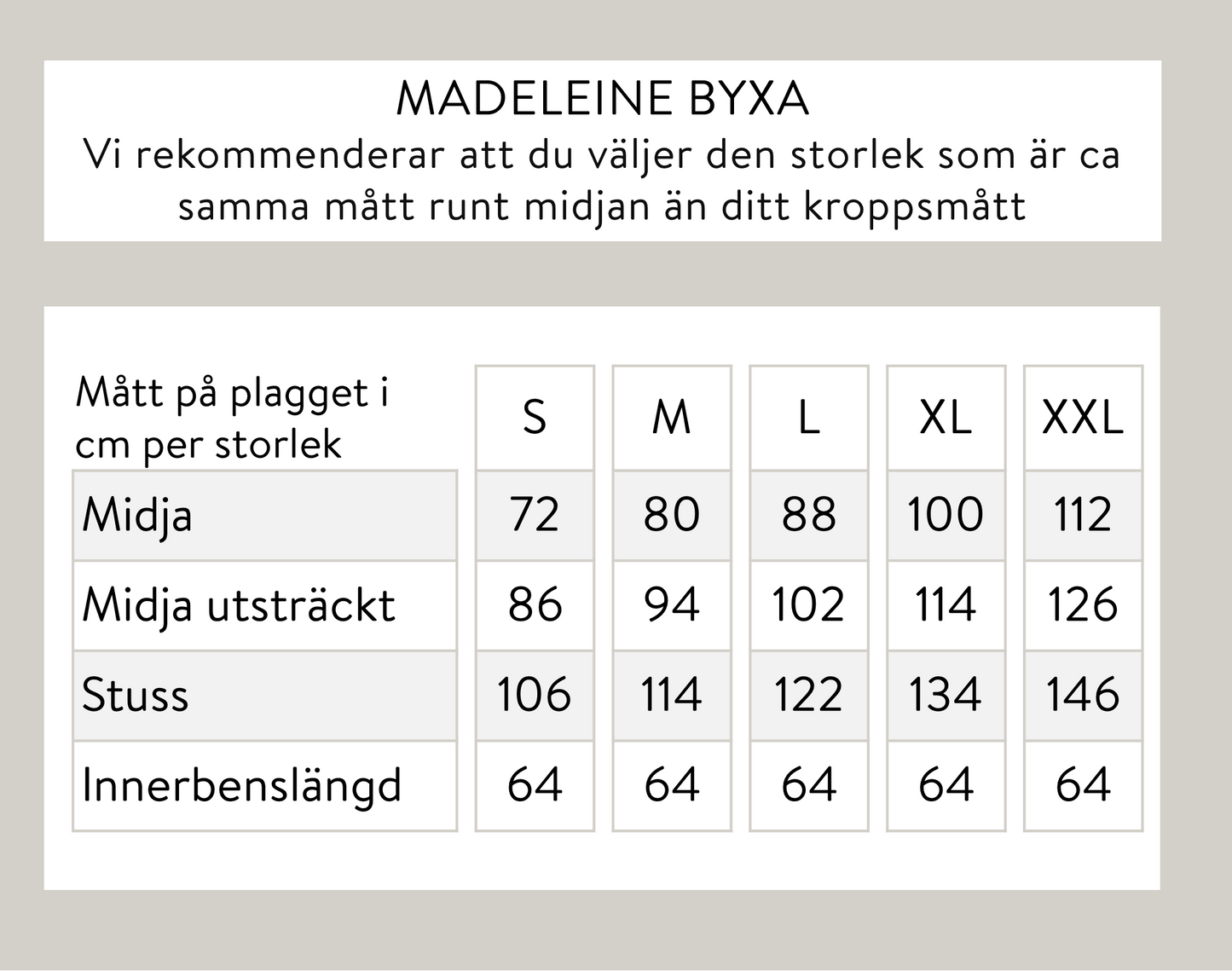 Madeleine byxa - svart