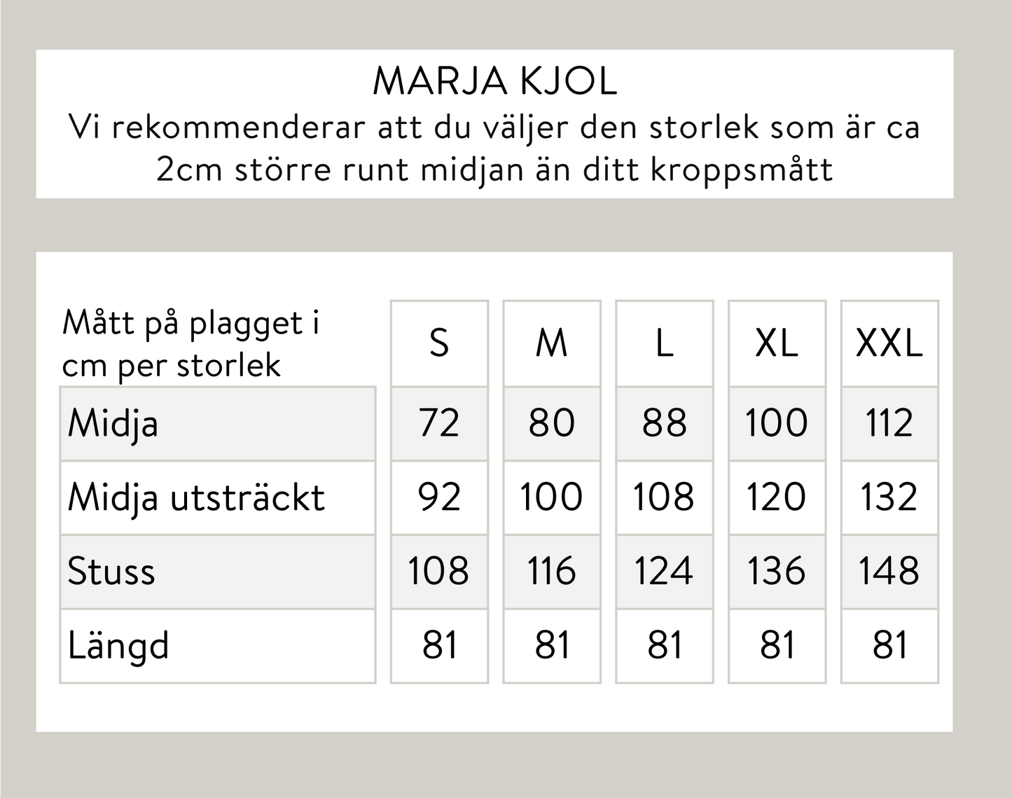 Marja kjol - Flerfärgad