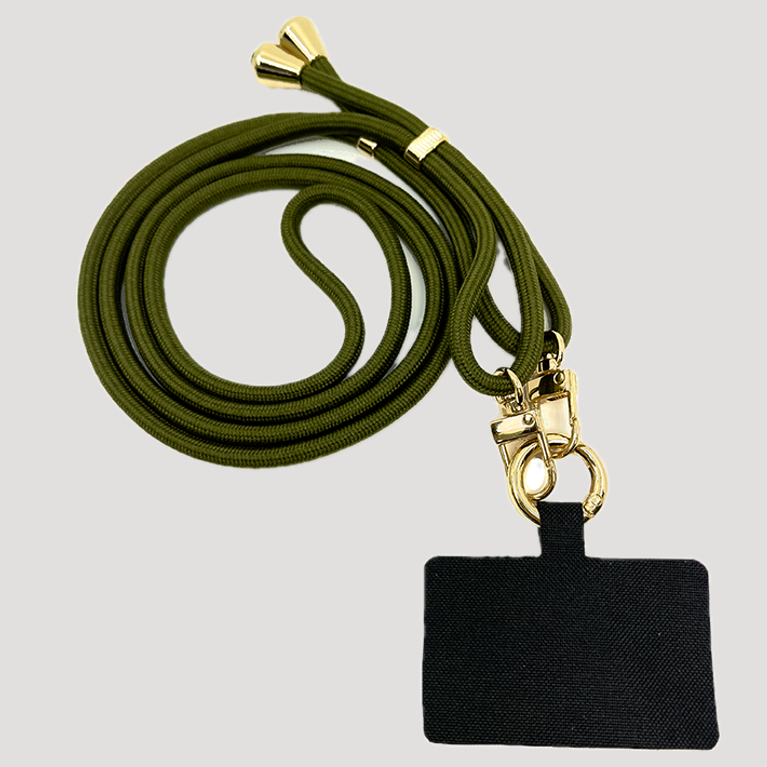 Mobile Base Necklace Khaki Gold - Grön