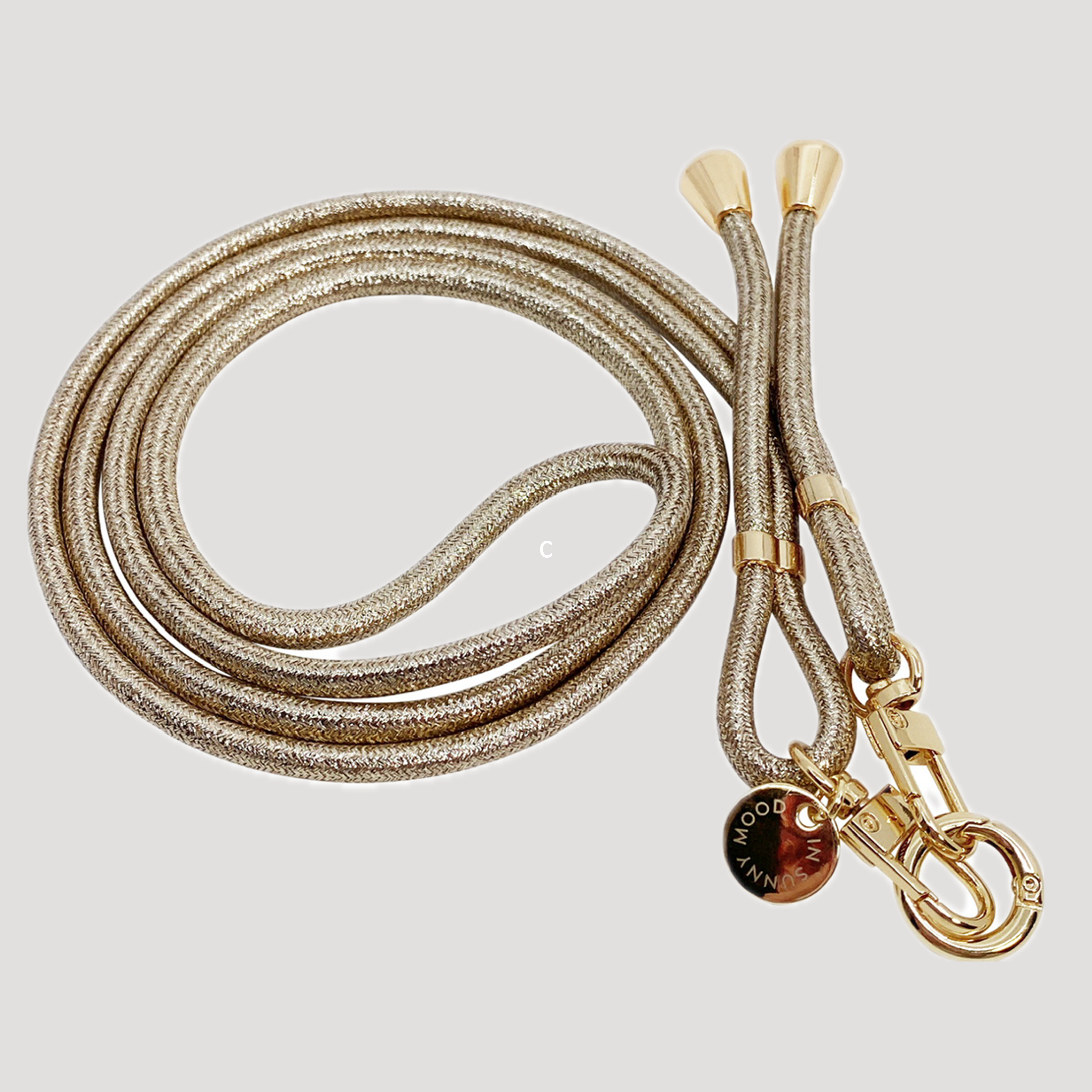 Mobile Base Strap Shiny X Gold Gold - Beige