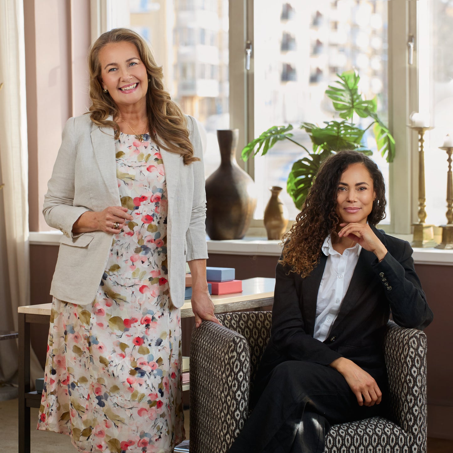 Josefin klänning - Blommig