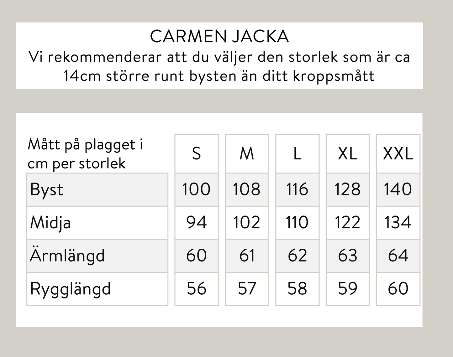 Carmen jacka - Offwhite