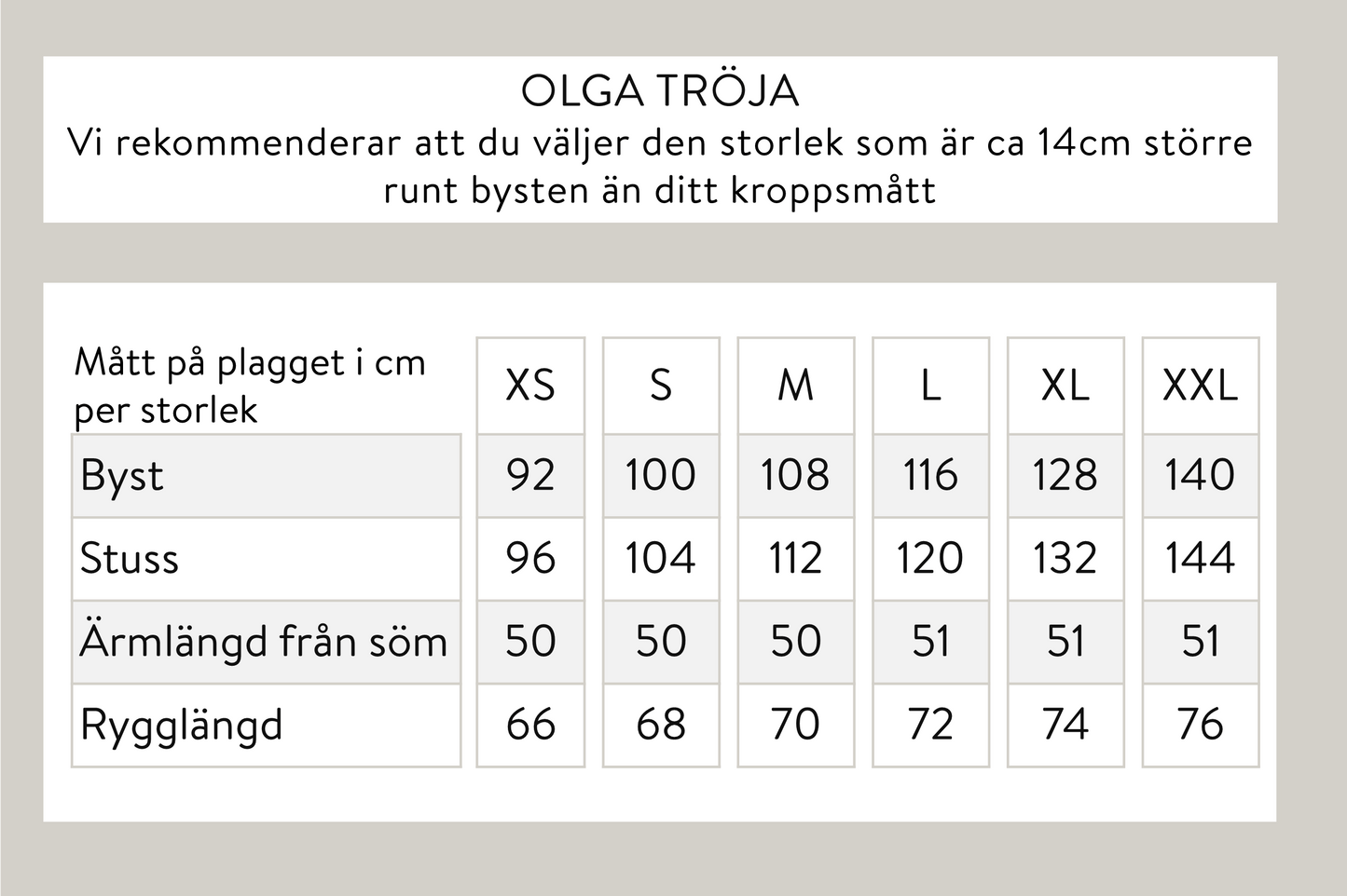 Olga tröja - ljusgrå