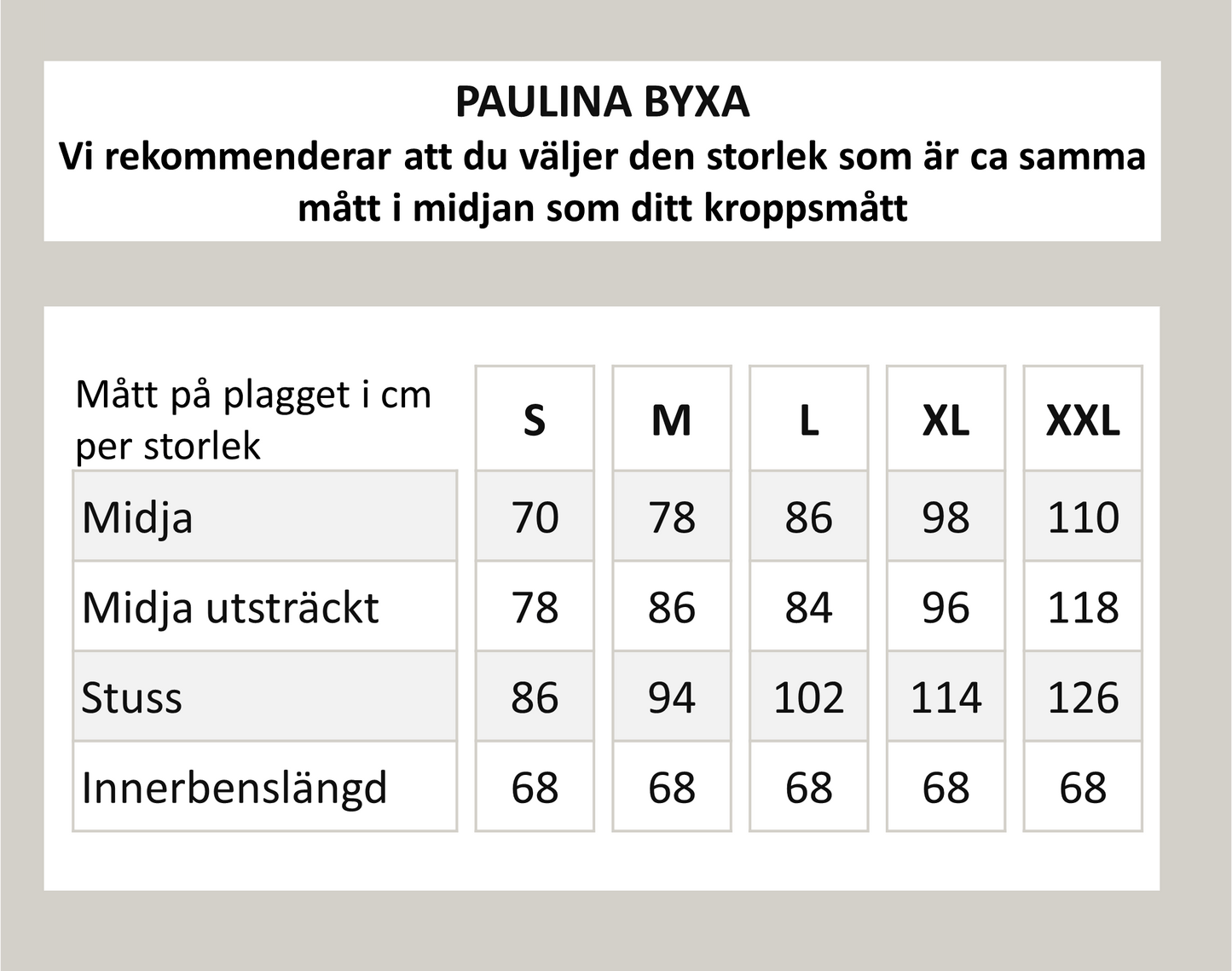 Paulina byxa - Svart