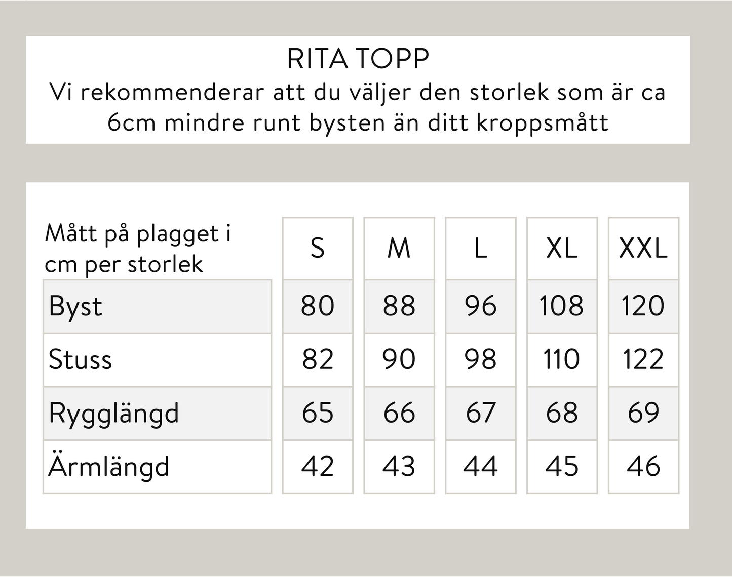 Rita topp - Flerfärgad
