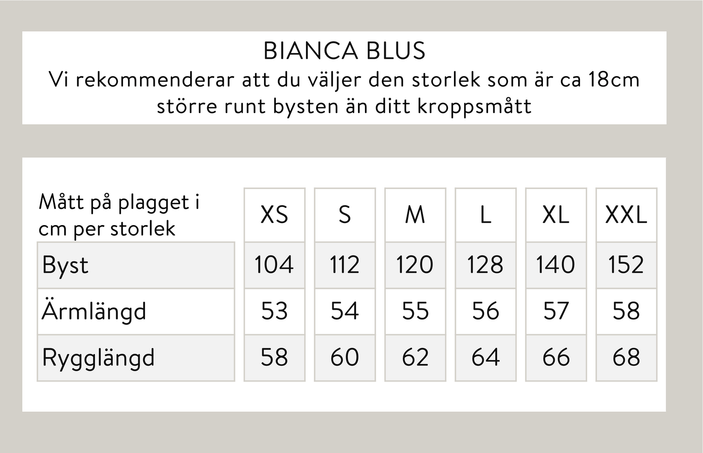 Bianca blus - Vit