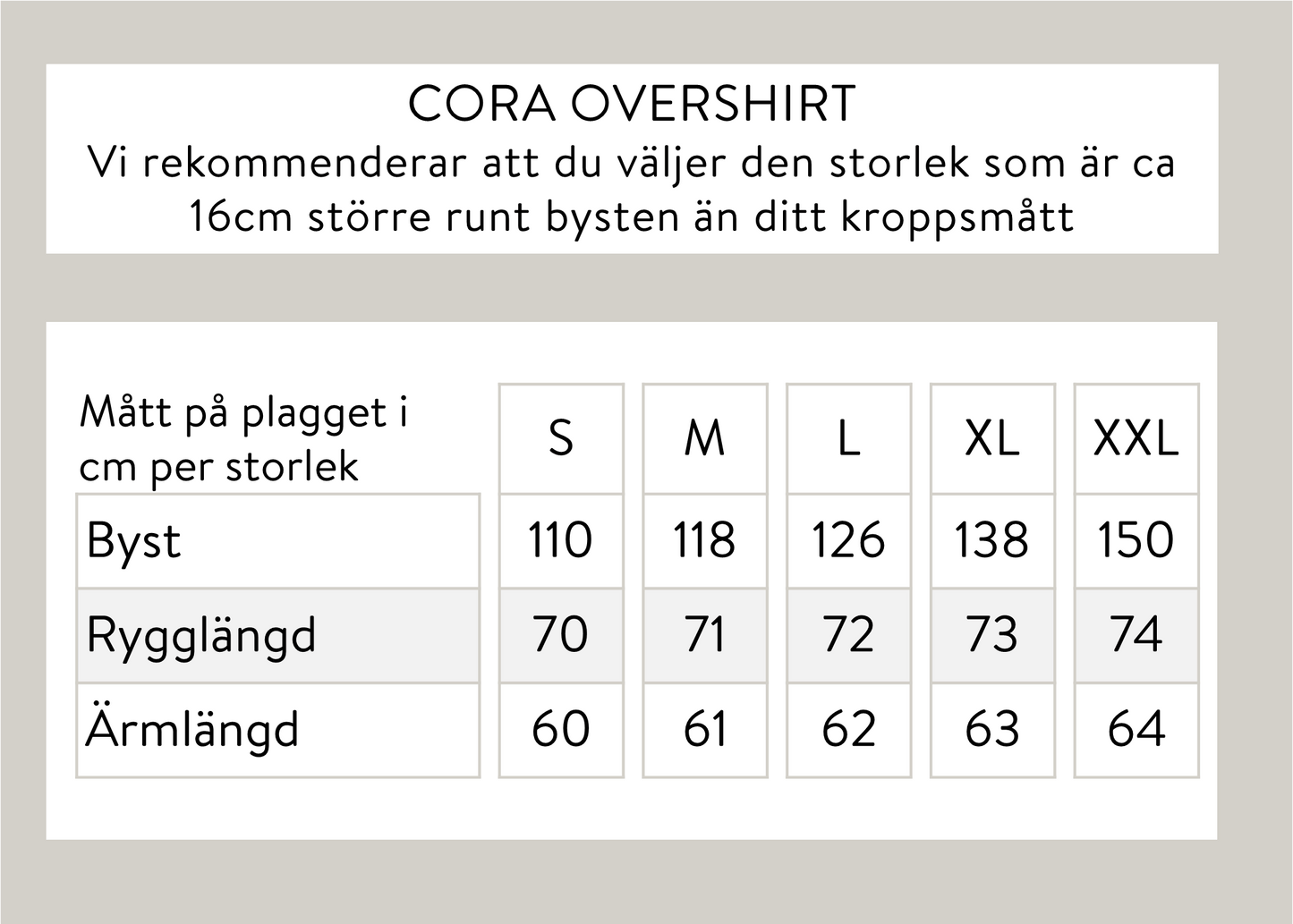 Cora overshirt - Svart