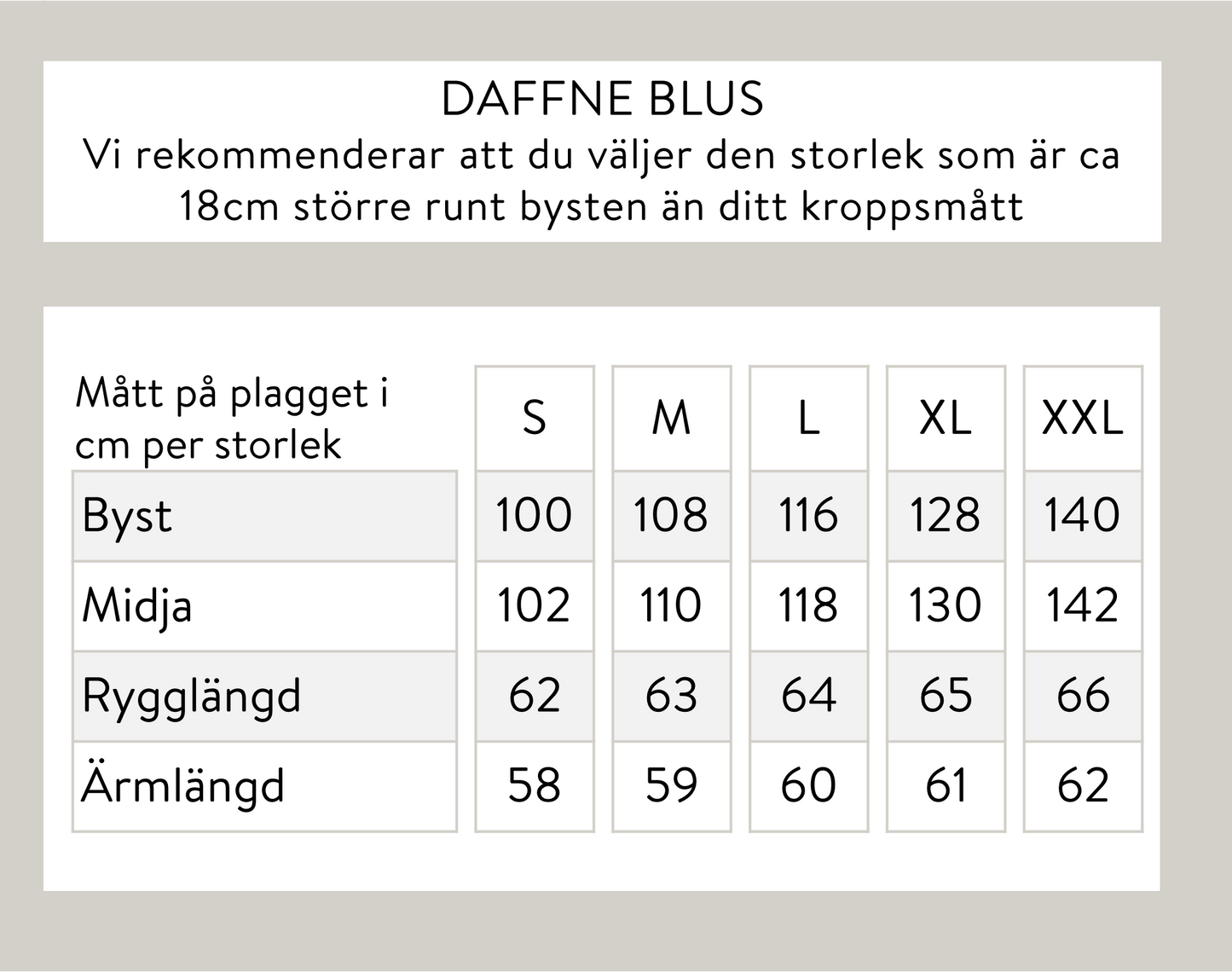 Daffne pusero - vaaleanpunainen