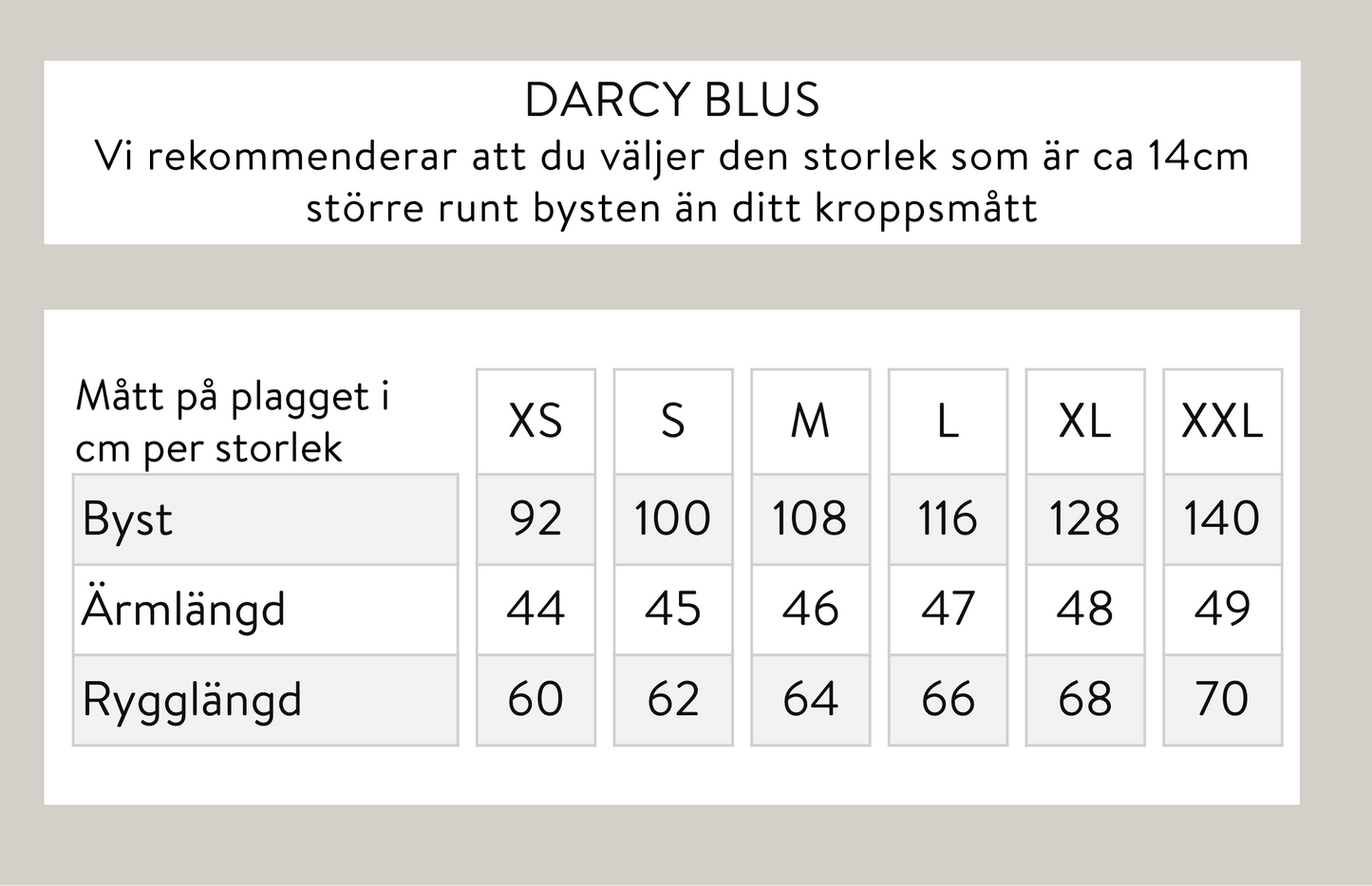 Darcy blus - Beige