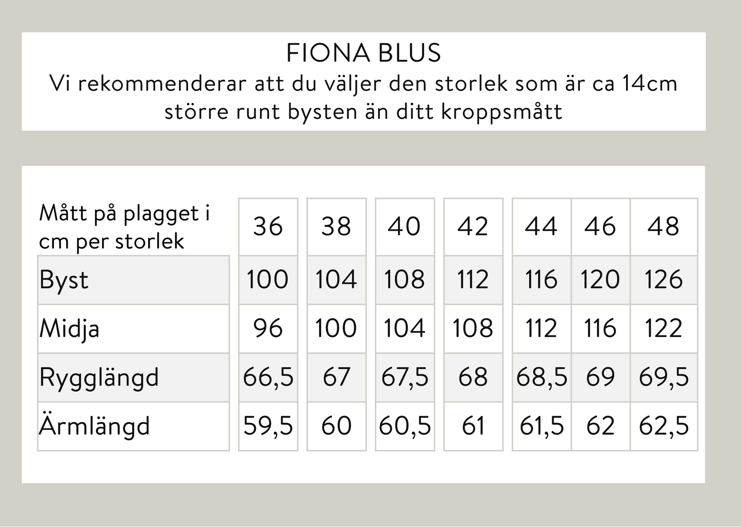 Fiona blus - Offwhite