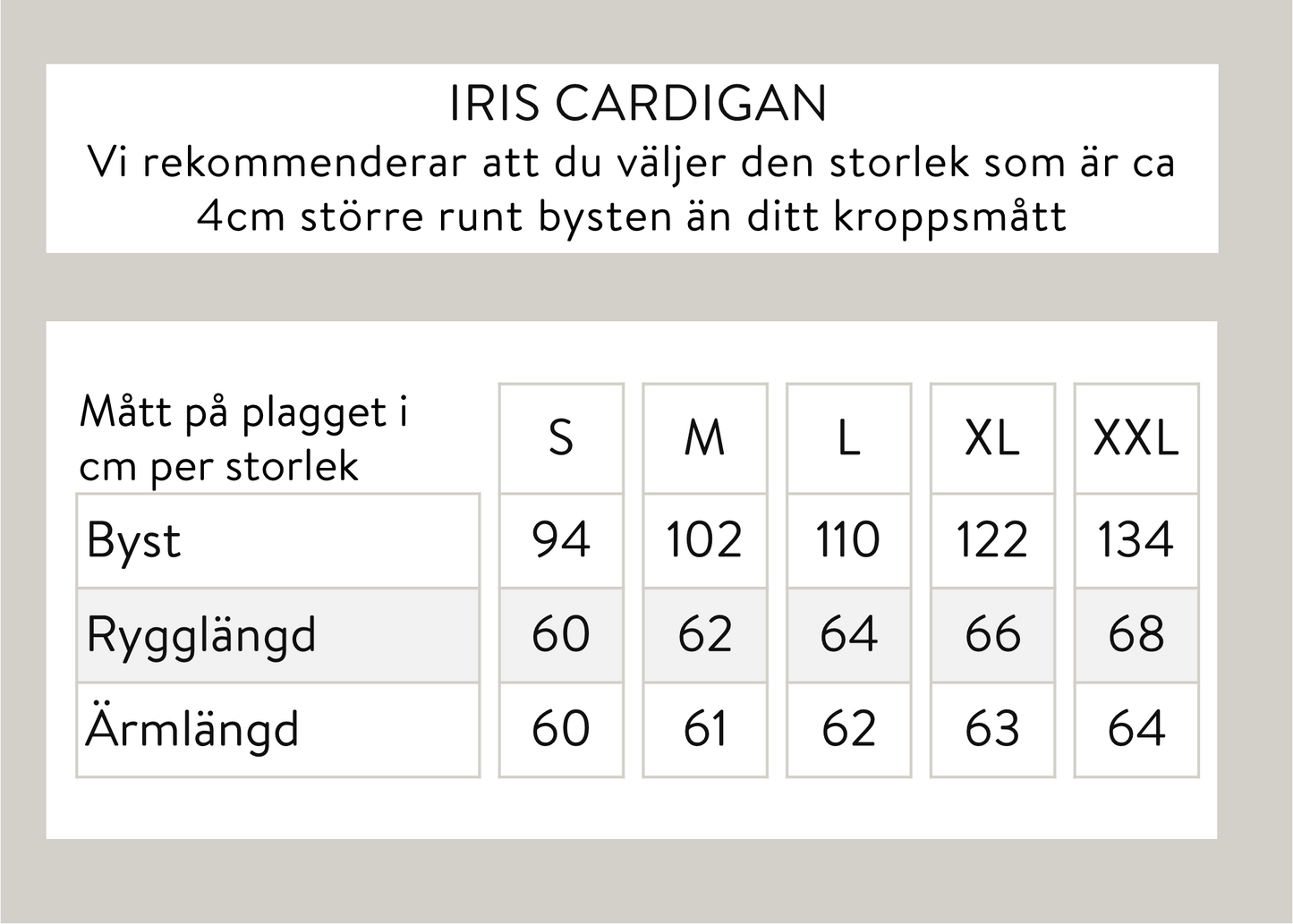 Iris cardigan - svart