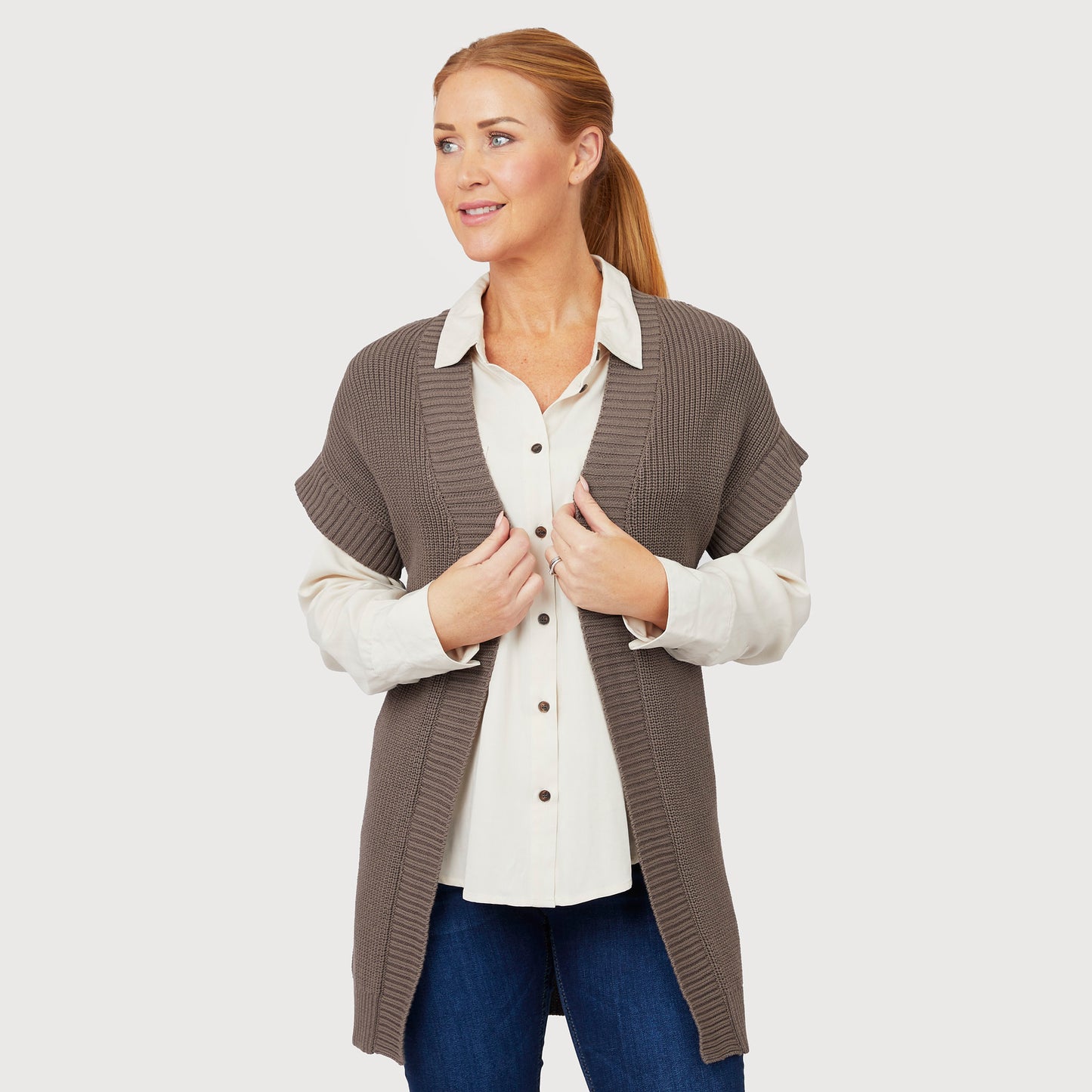 Layla cardigan - Brun