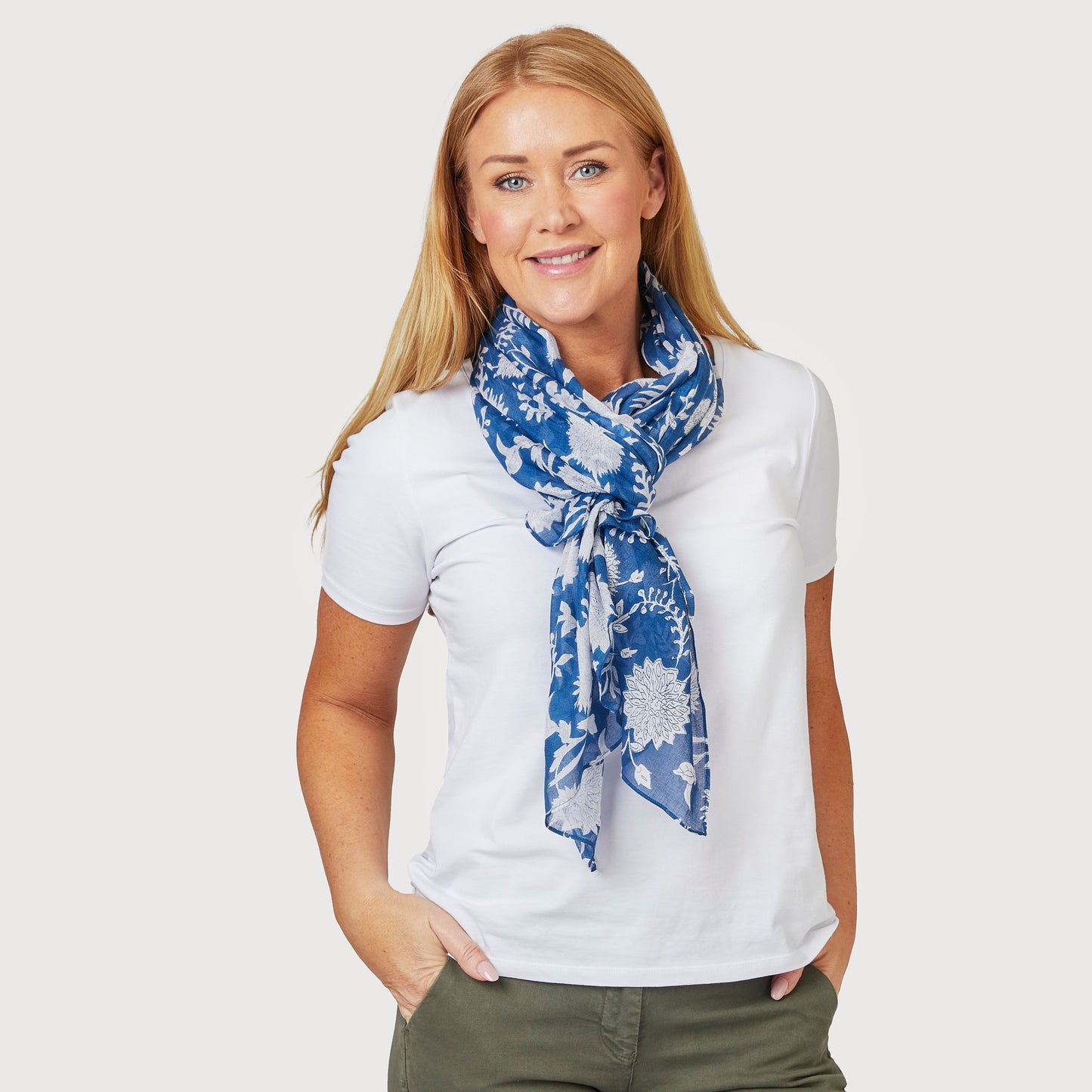 Sally scarf - Blå