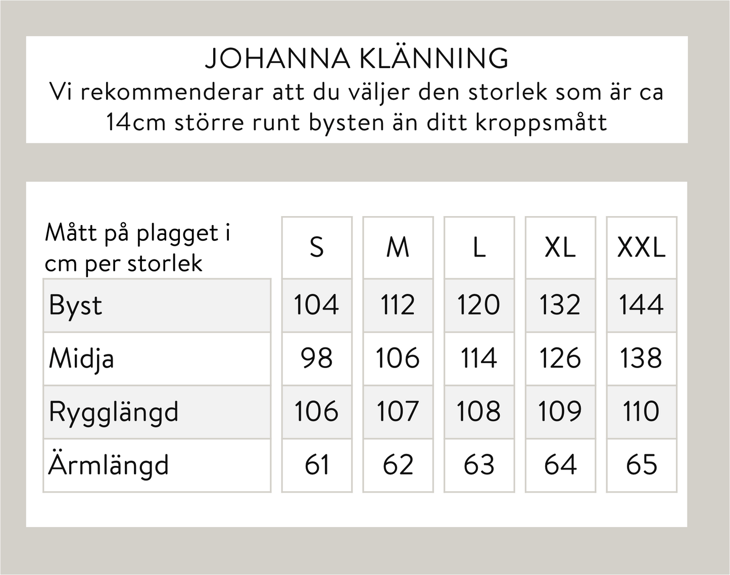 Johanna klänning - Svart