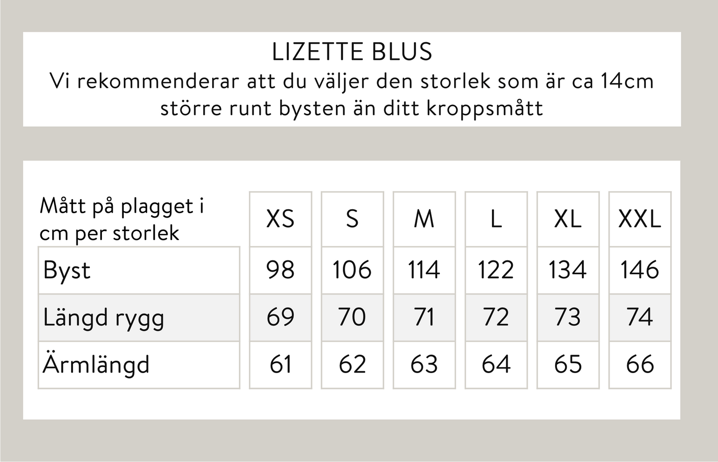 Lizette blus - Offwhite