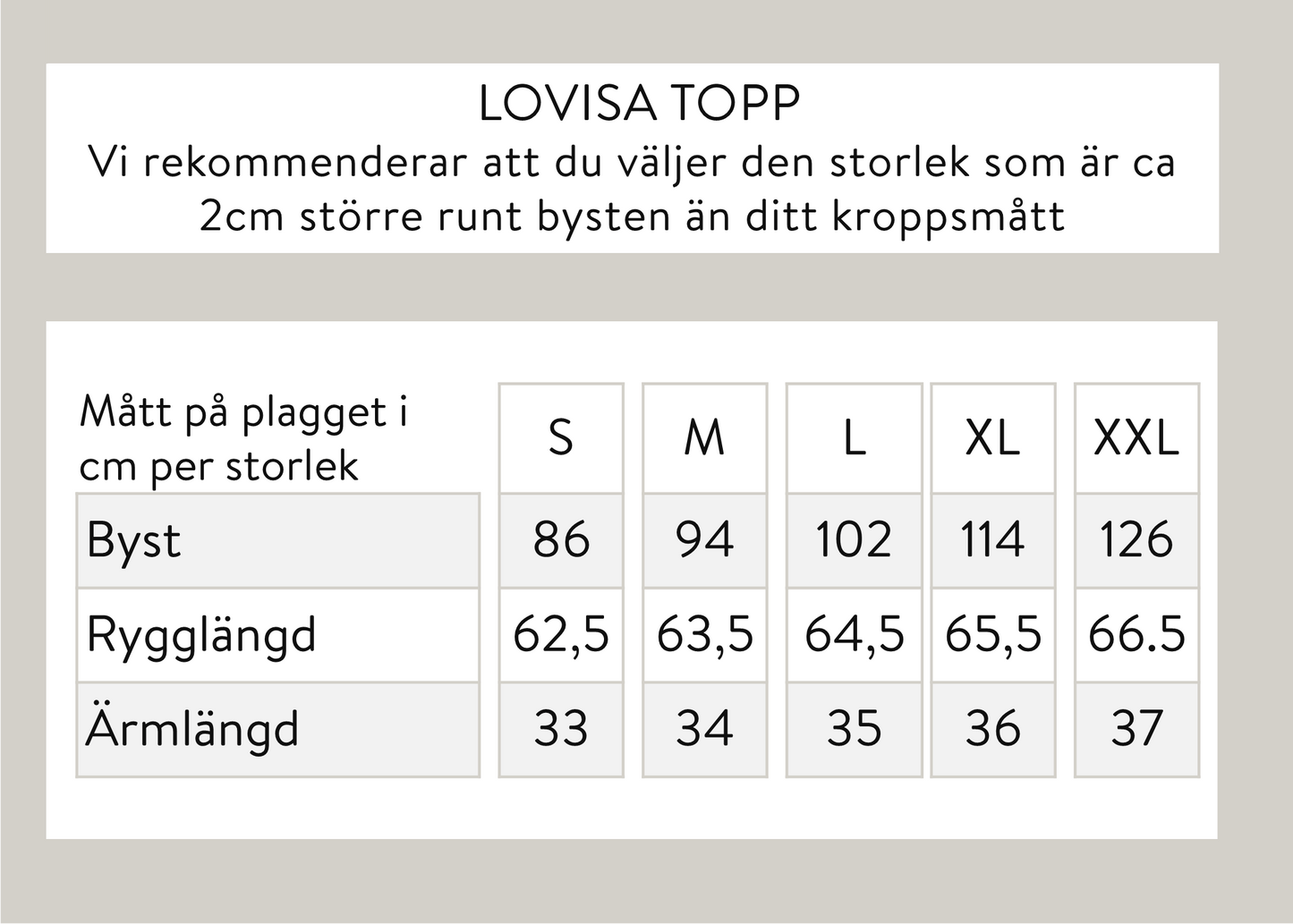 Lovisa topp - Offwhite