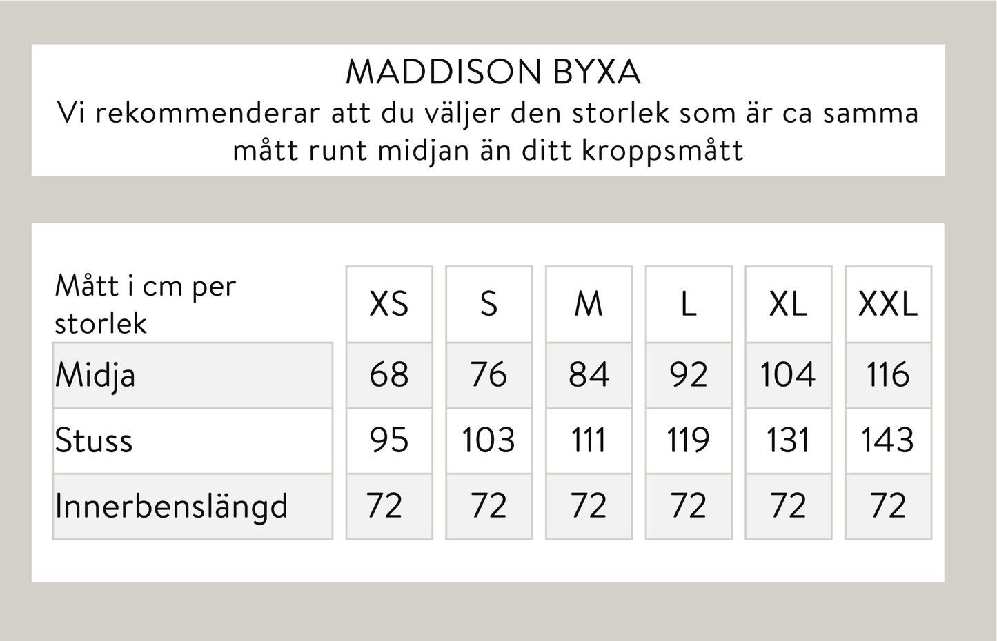 Maddison byxa - Svart
