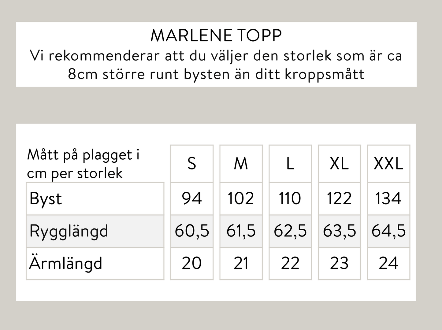 Marlene topp - Svart