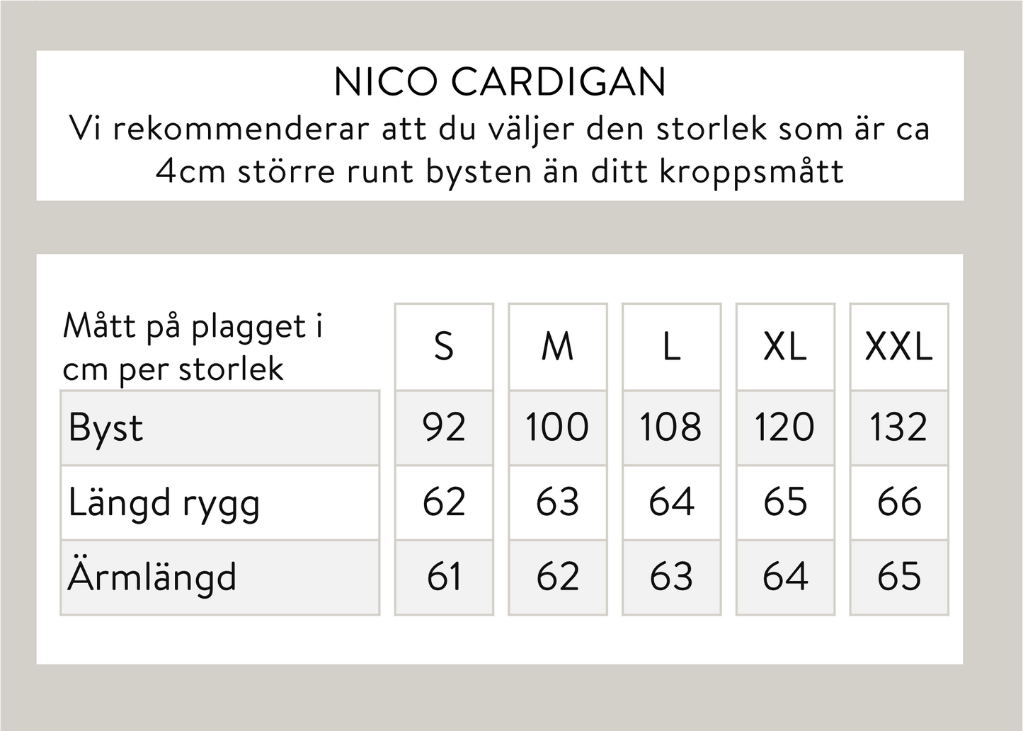 Nico cardigan - Svart