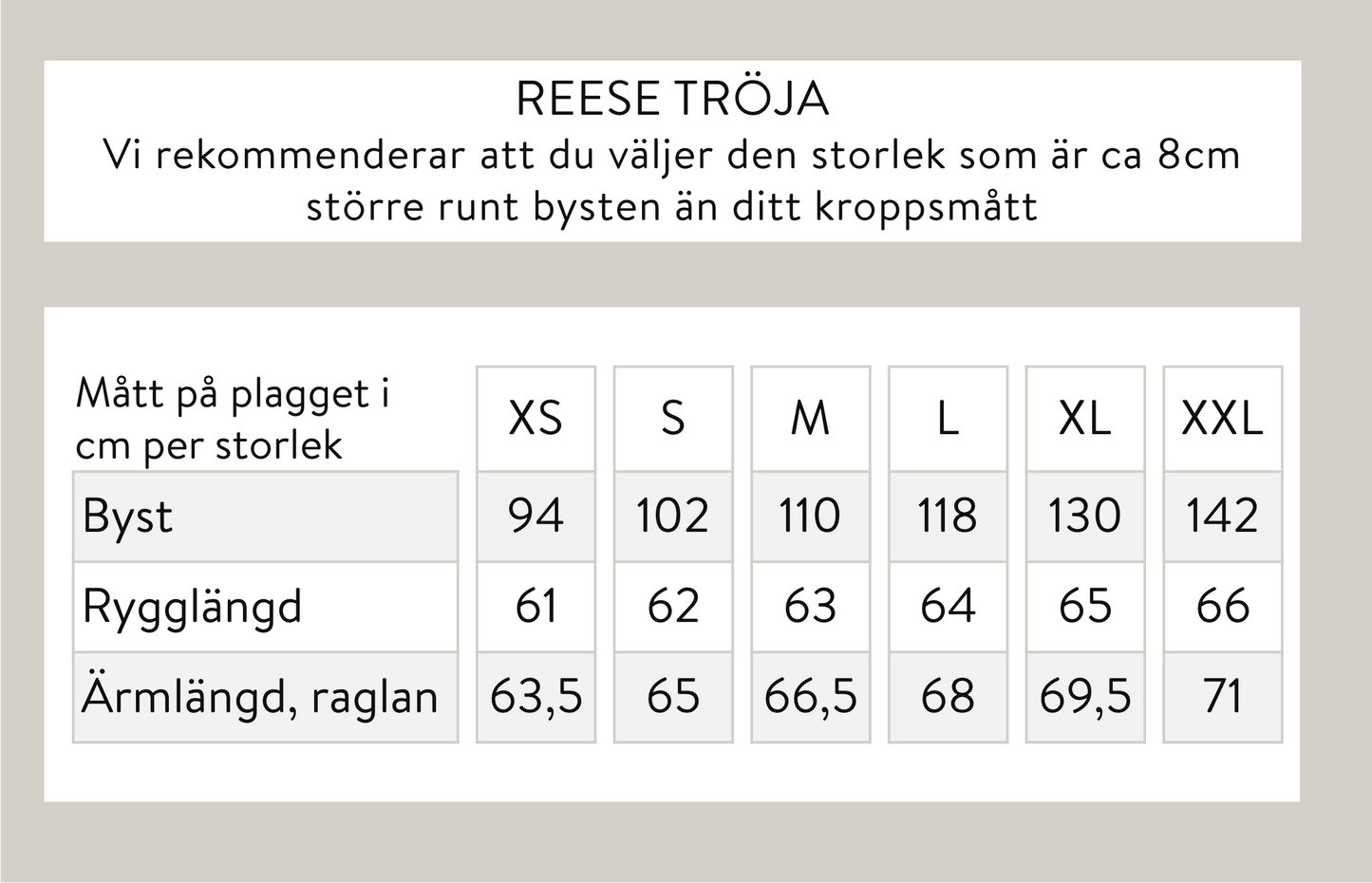 Reese tröja - Beige