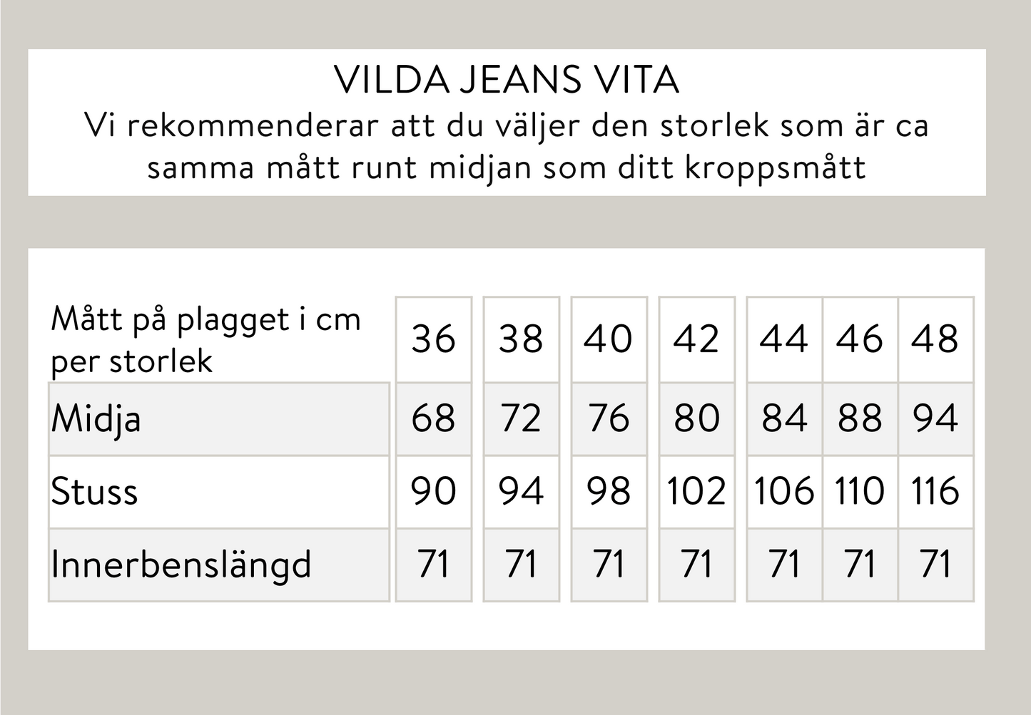 Vilda jeans - Vit